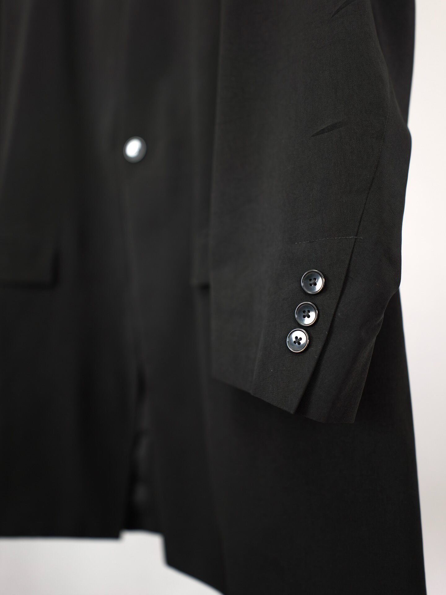 Ground Y Yohji Yamamoto 22AW Collarless Coat — label
