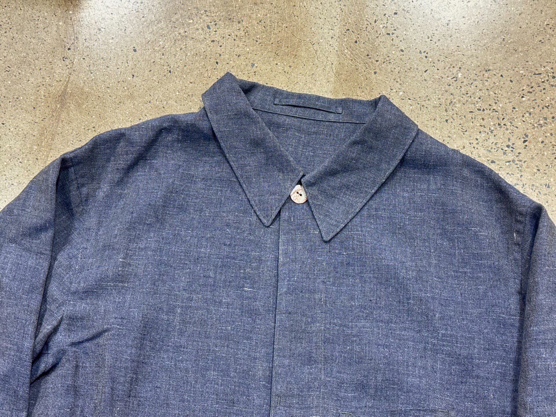 MotivMfg Apothek Linen-Blend Jacket — label