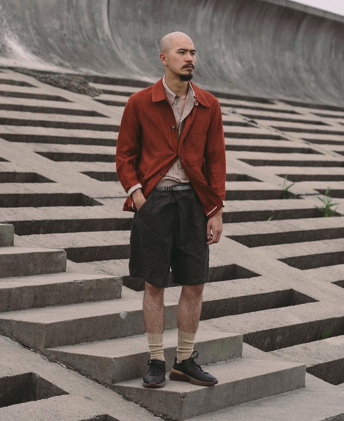 MotivMfg Apothek Linen-Blend Jacket — back