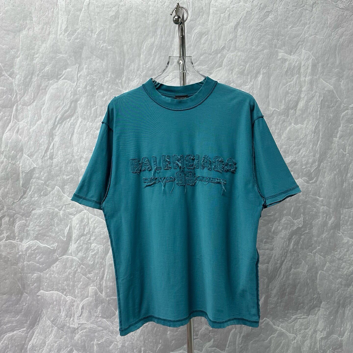 Balenciaga SS24 2B Patch Short Sleeve Tee — front