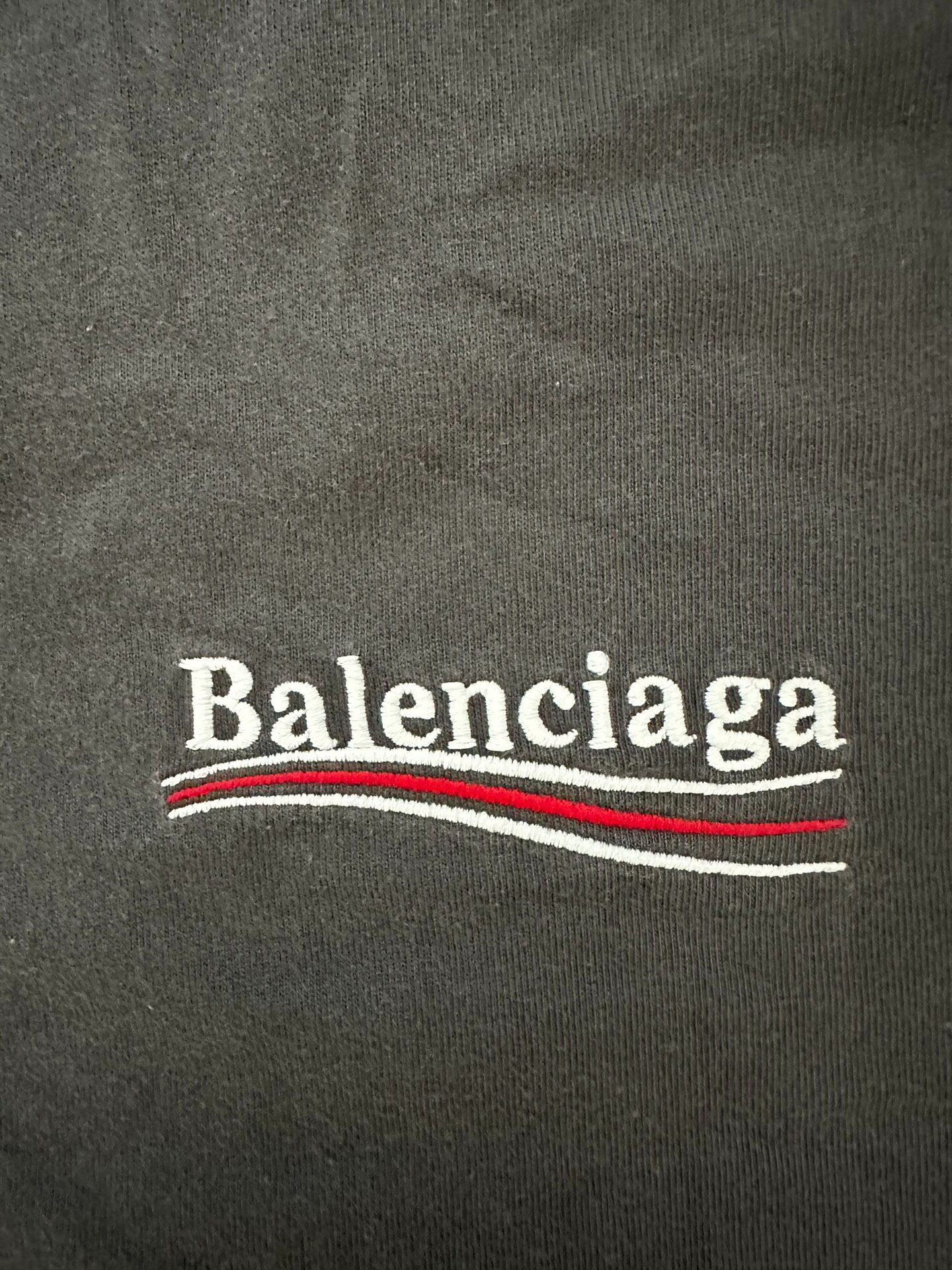 Balenciaga Political Campaign T-Shirt — detail