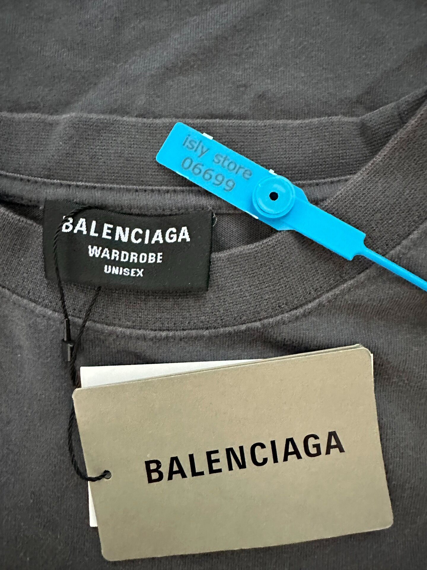 Balenciaga Political Campaign T-Shirt — label