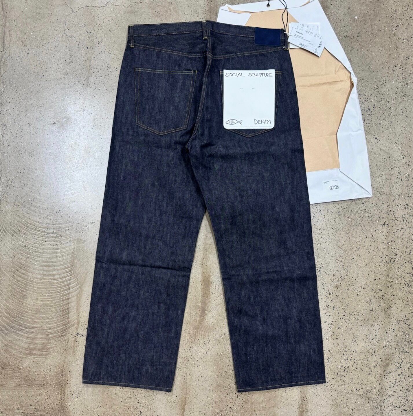Visvim 25AW Social Sculpture 01 Raw Jeans