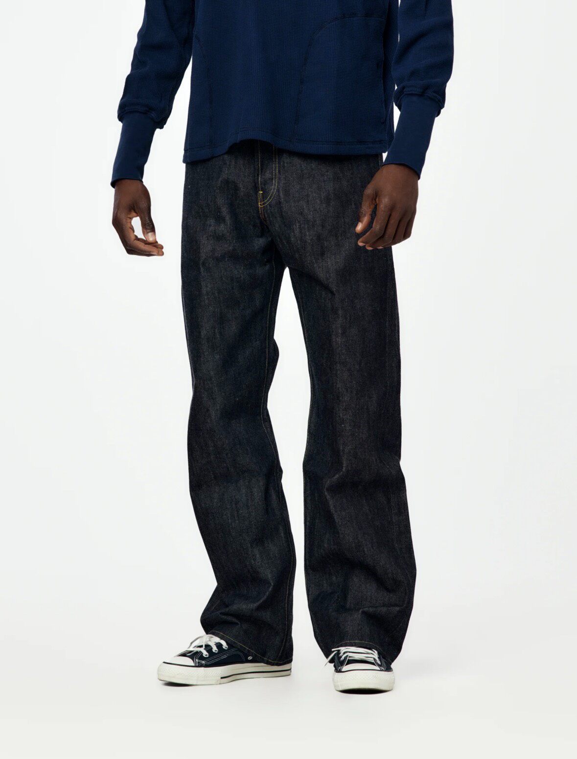 Visvim 25AW Social Sculpture 01 Raw Jeans — back