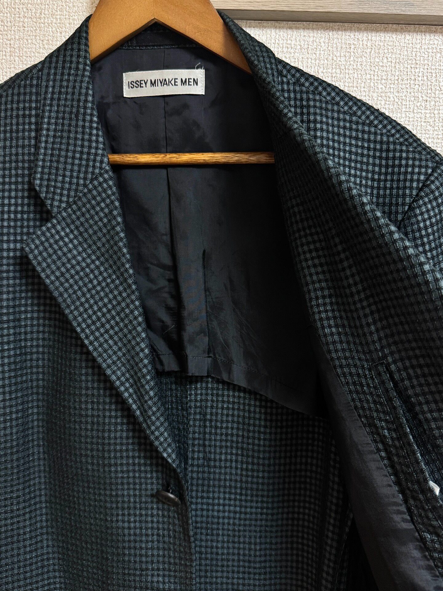 Issey Miyake Men 2001SS Silk Blazer — back