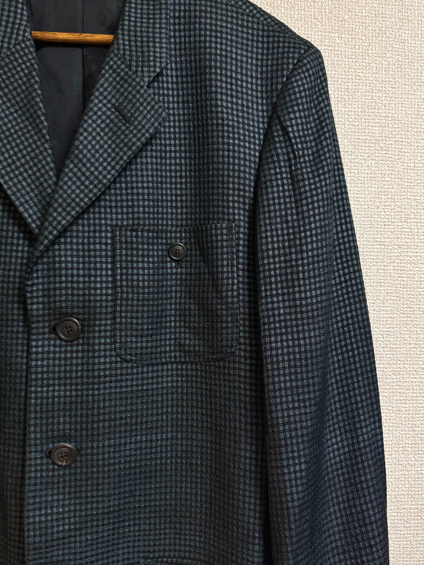 Issey Miyake Men 2001SS Silk Blazer — detail
