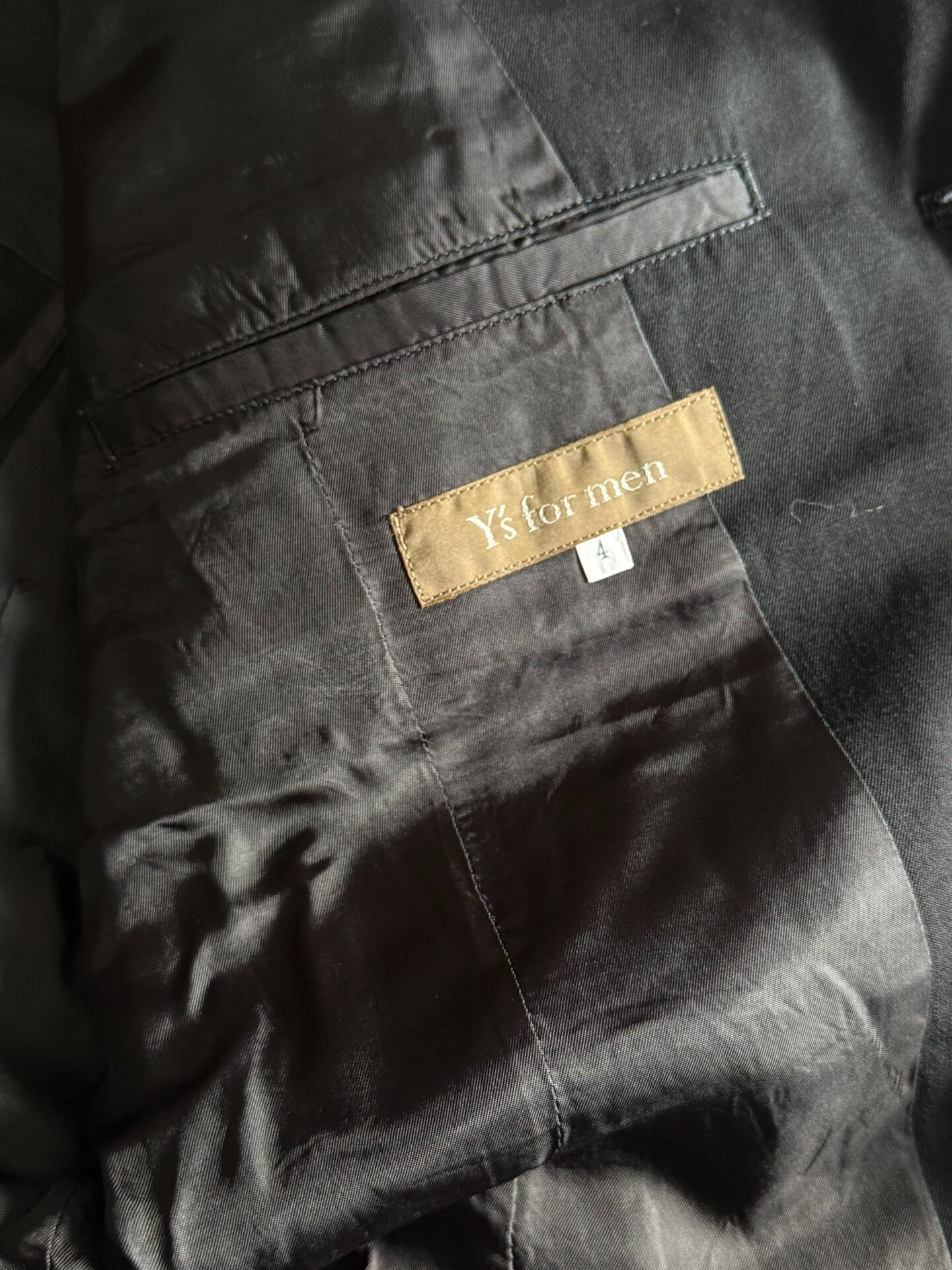 Yohji Yamamoto Y's For Men Wool Blazer — detail