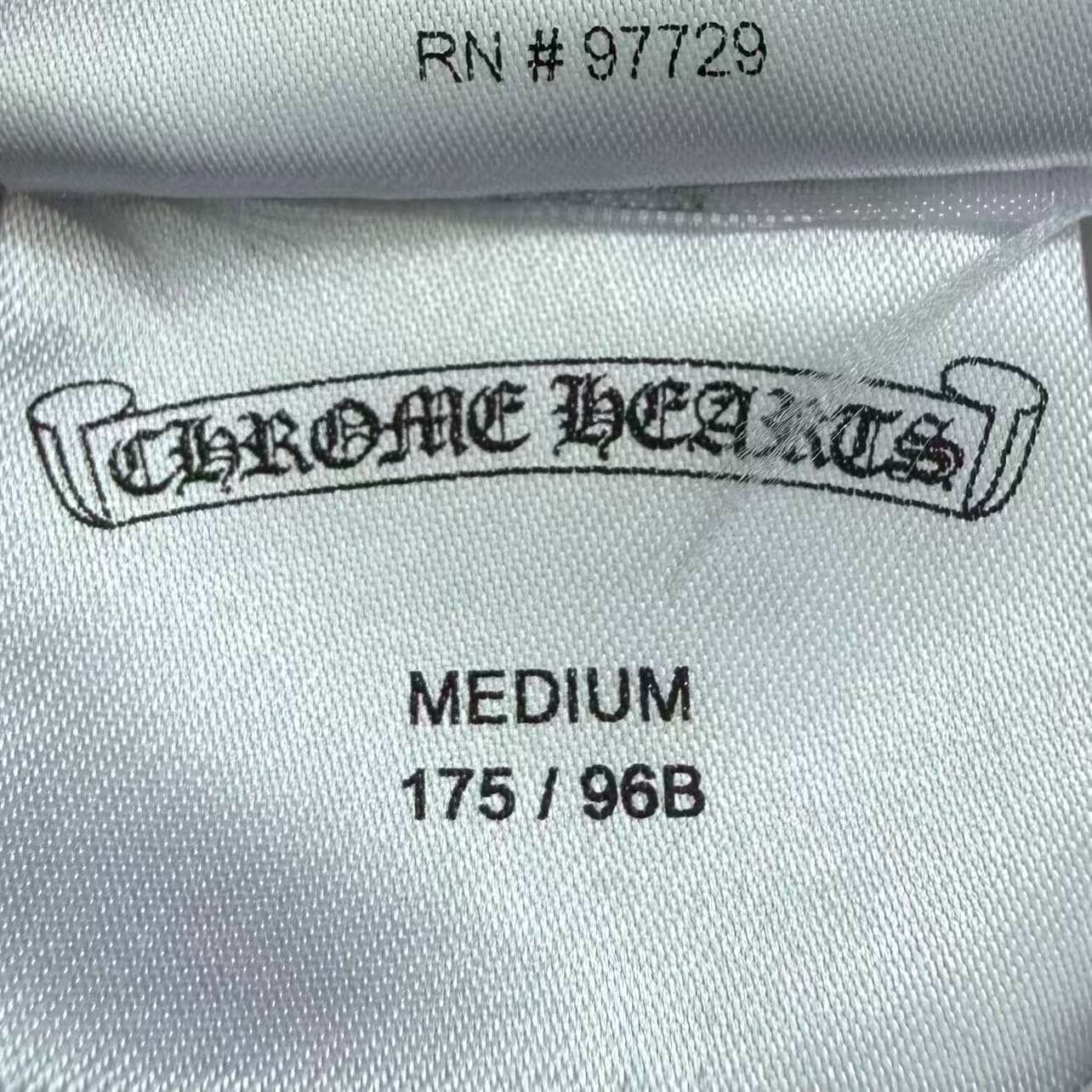 Chrome Hearts Foti White Short-Sleeve T-Shirt — label