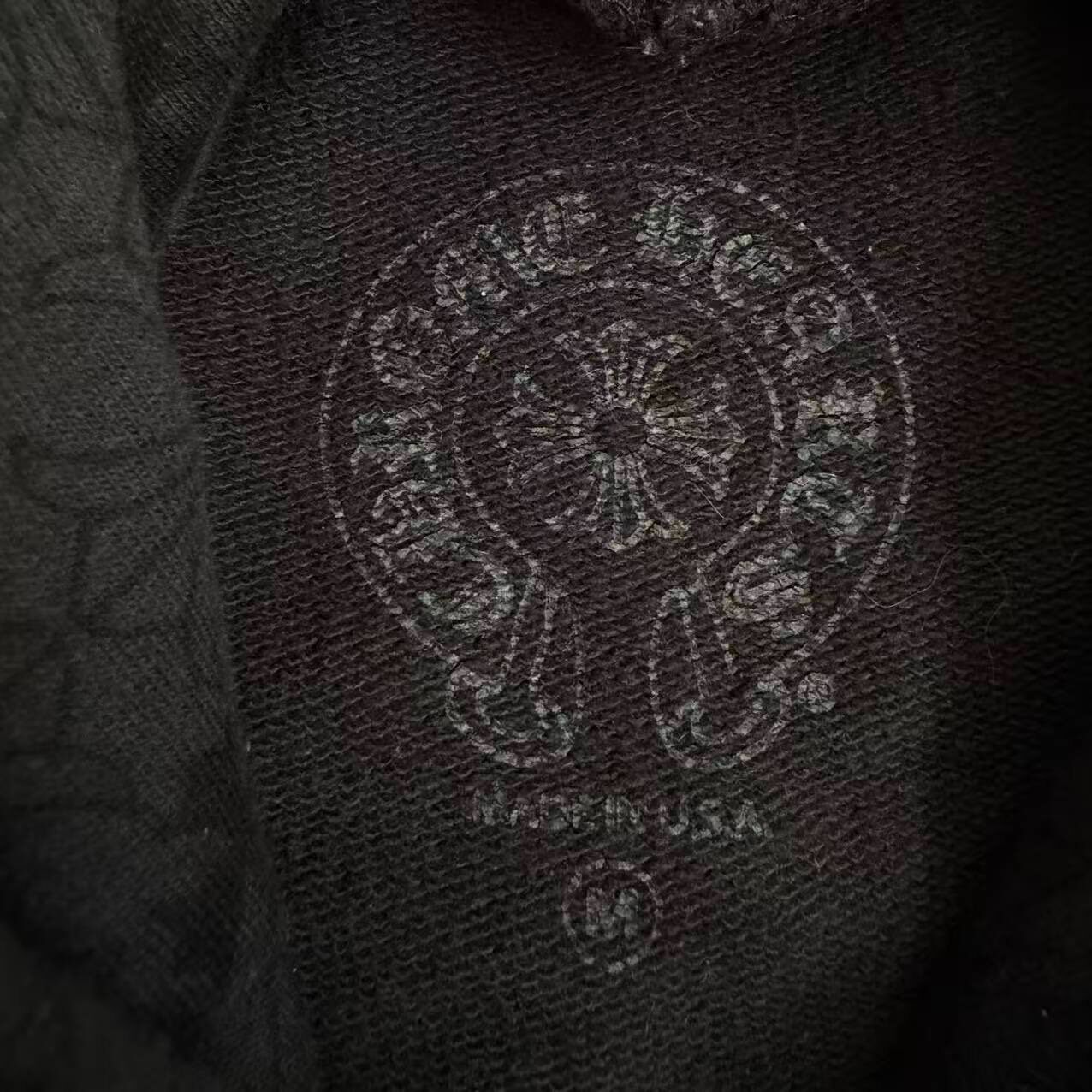 Chrome Hearts Black Hooded Sweatshirt — detail