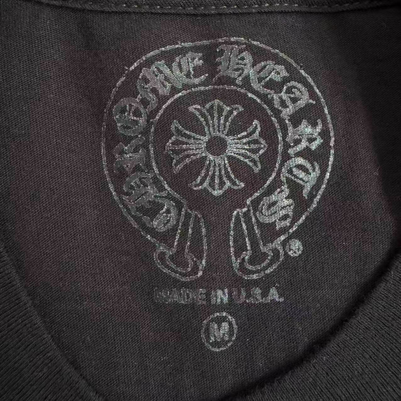 Chrome Hearts Gothic Print Long Sleeve Top — detail