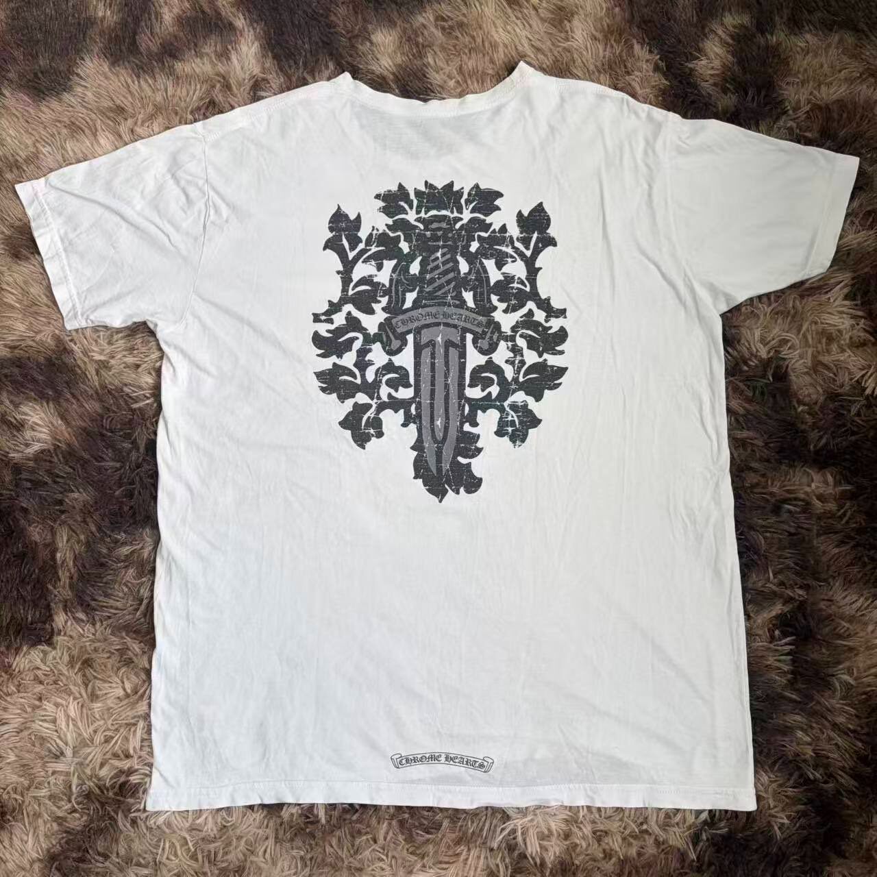 Chrome Hearts White Short-sleeve T-shirt — front
