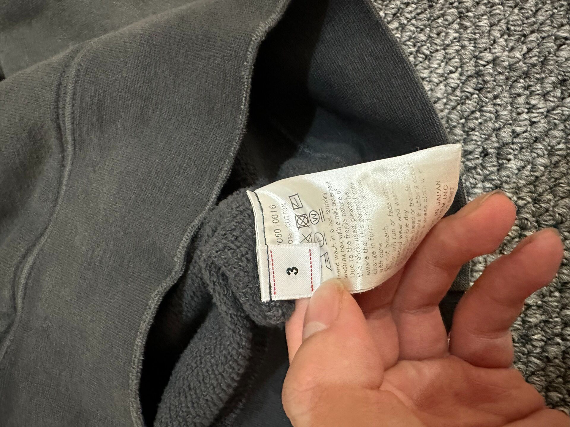 Visvim Distressed Hoodie Size 3 — detail