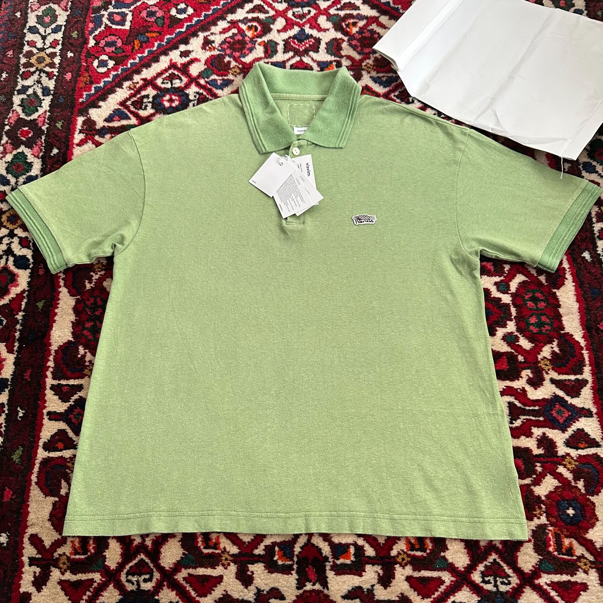 Visvim 22SS Jumbo Weller Polo Shirt — front