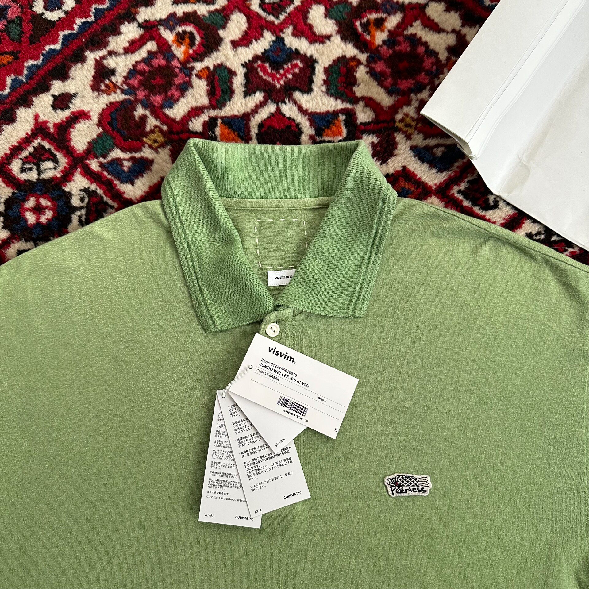 Visvim 22SS Jumbo Weller Polo Shirt — back