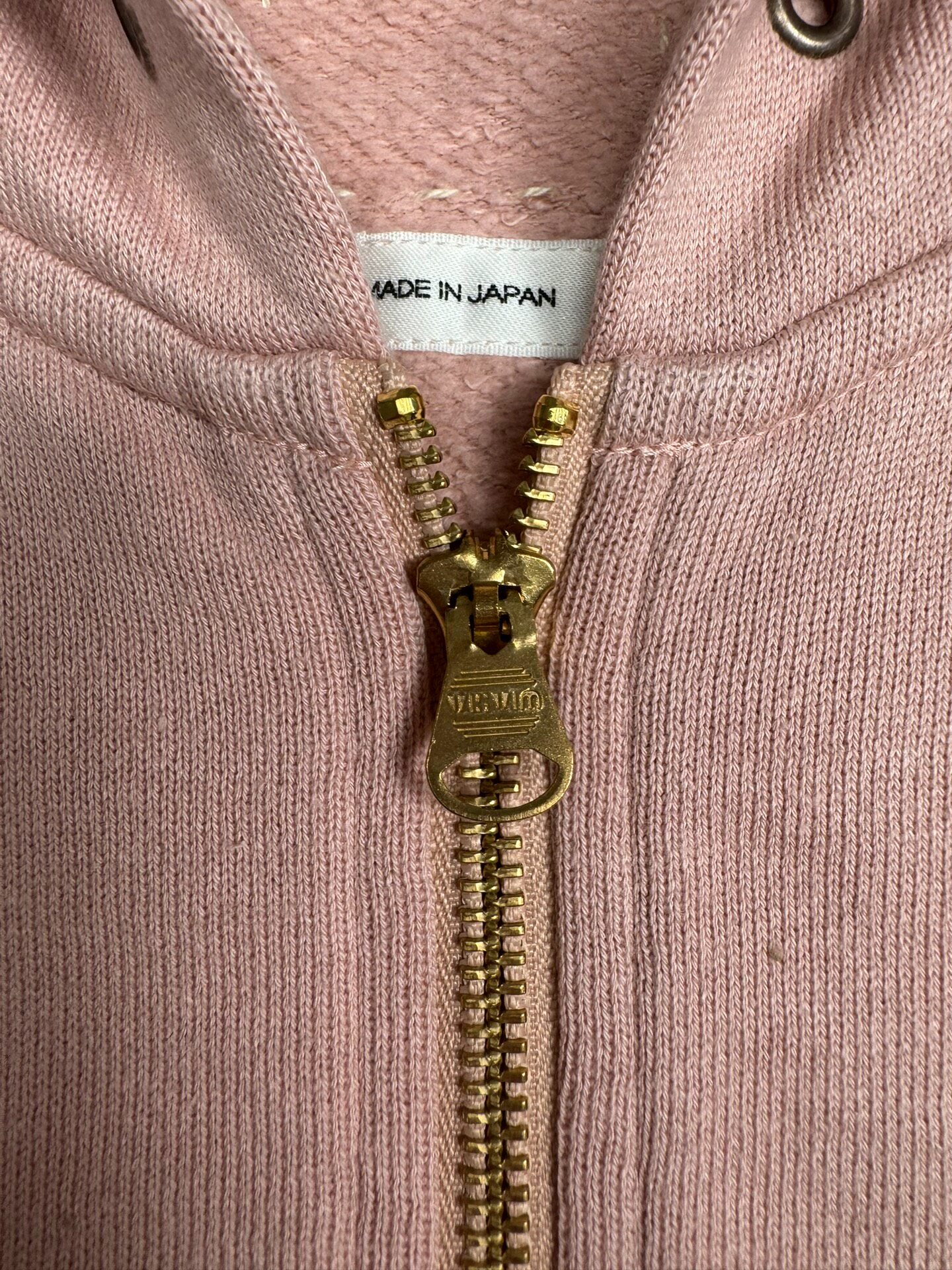 VISVIM 24AW Court Hoodie F.Z. — detail