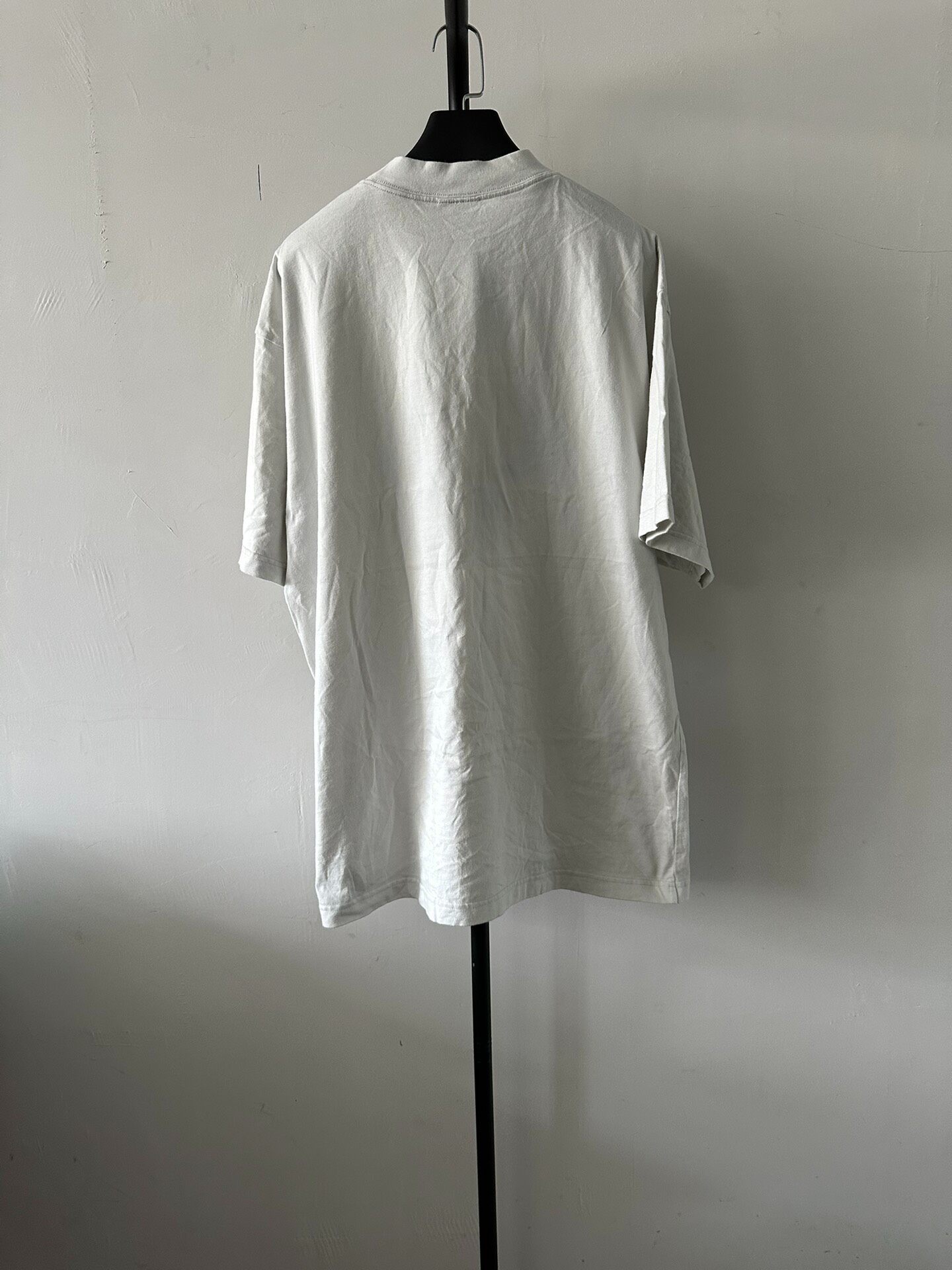 Balenciaga Short Sleeve Logo Crewneck T-Shirt — front