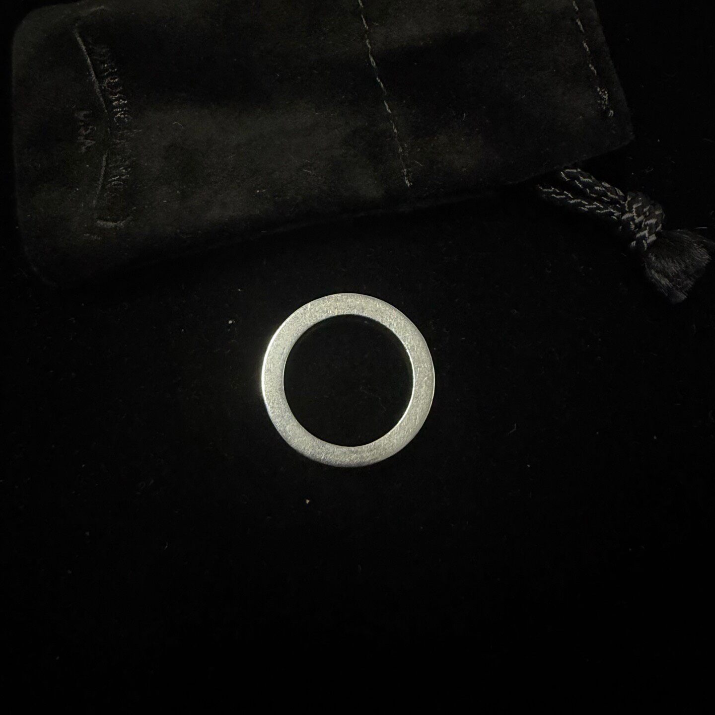 Chrome Hearts CH Forever Silver Ring — label