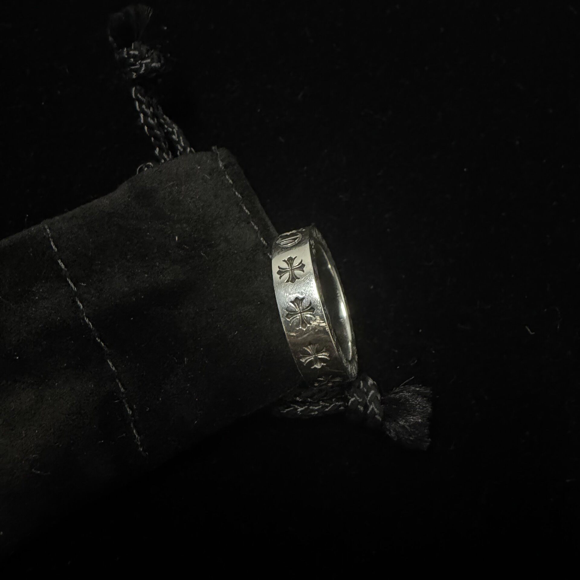 Chrome Hearts CH Forever Silver Ring — back