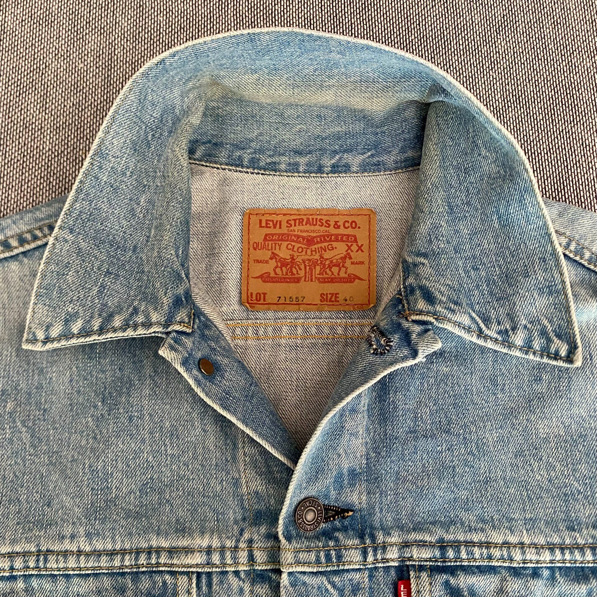 Levi's LVC Type 3 Denim Jacket — detail