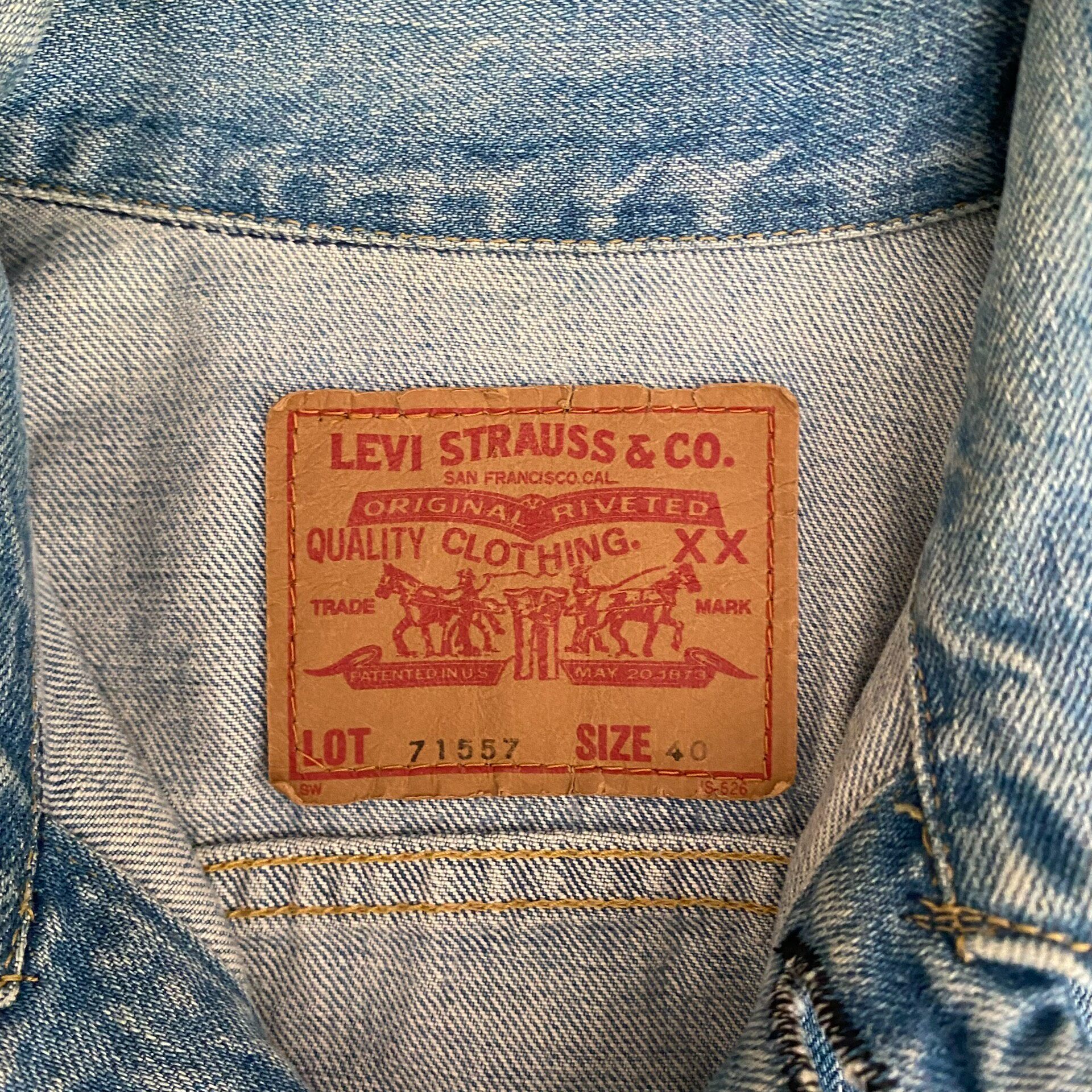 Levi's LVC Type 3 Denim Jacket — back