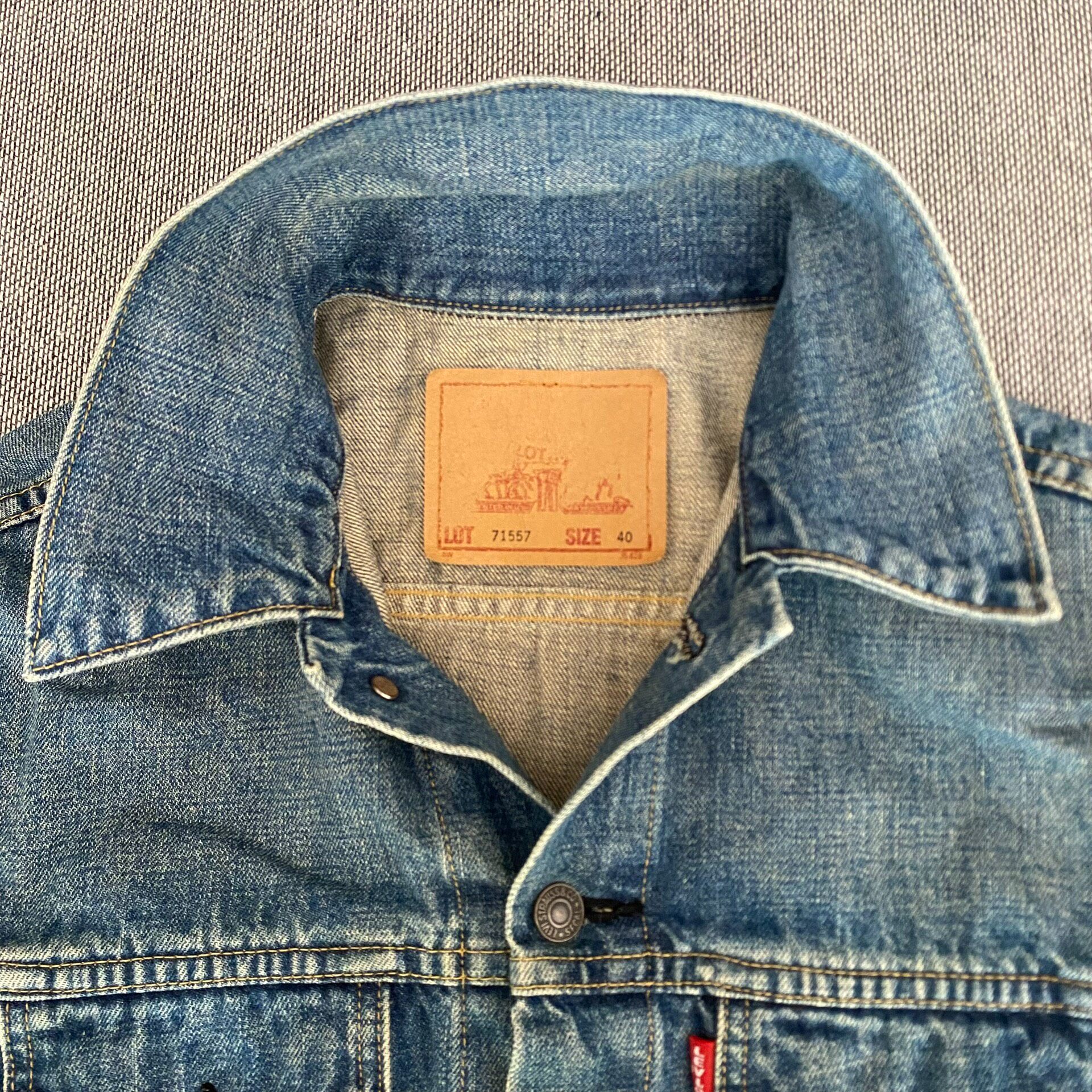 Levi's LVC Type3 Denim Jacket — detail
