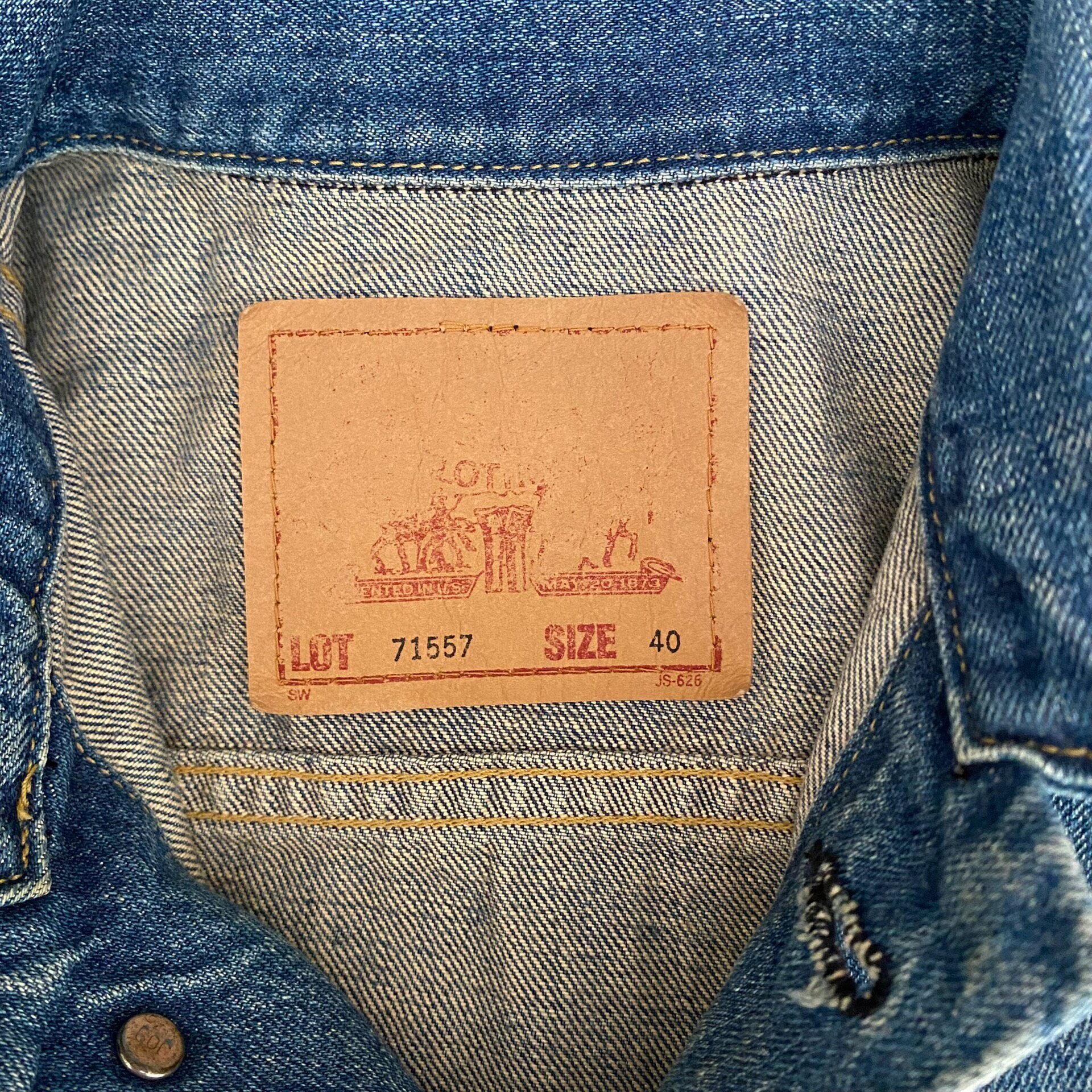 Levi's LVC Type3 Denim Jacket — back