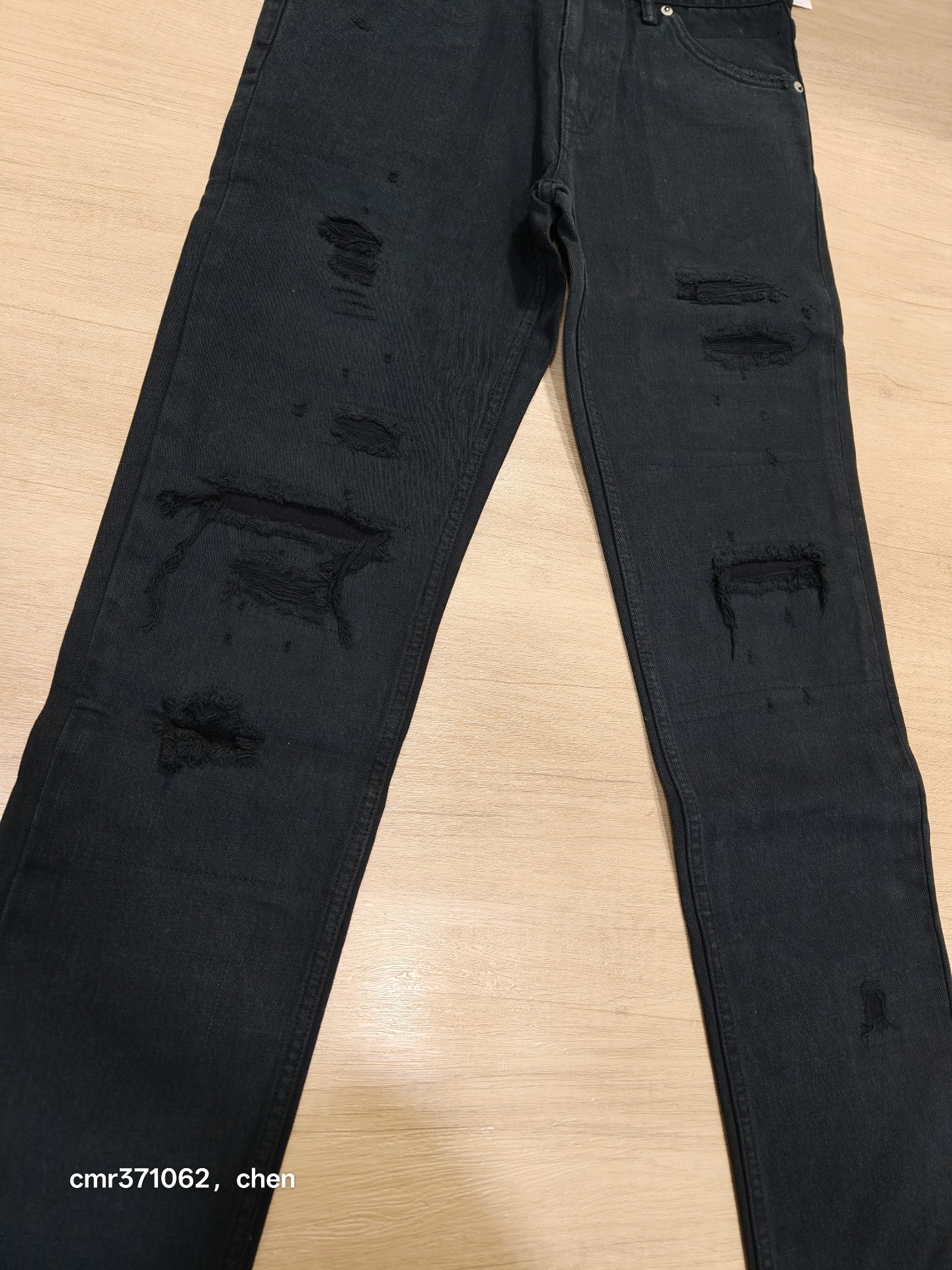 Visvim Social Sculpture 0 Distressed Jeans — front