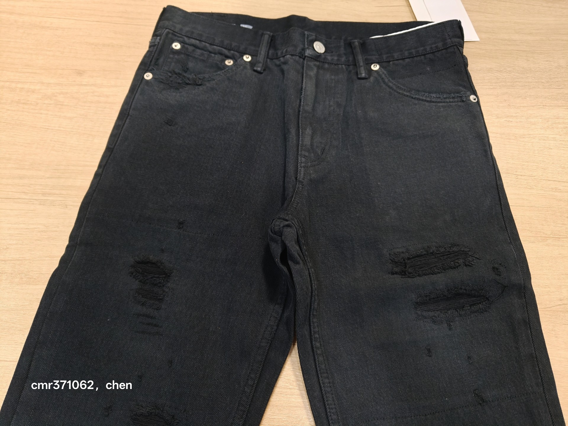 Visvim Social Sculpture 0 Distressed Jeans — detail
