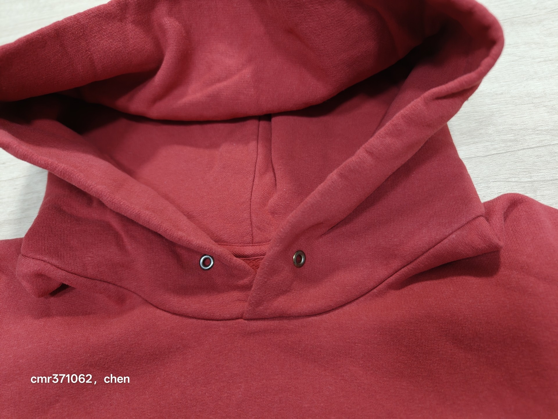 Visvim 20ss Amplus Red Hoodie — back