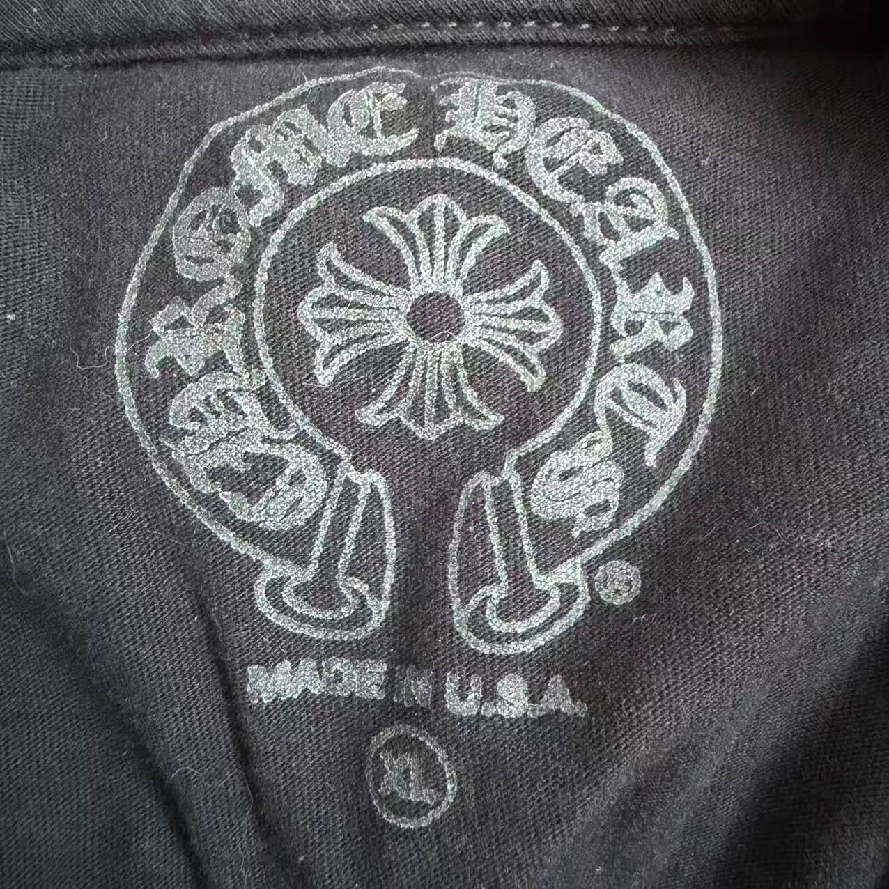 Chrome Hearts Gothic Collar Long-sleeve Tee — detail