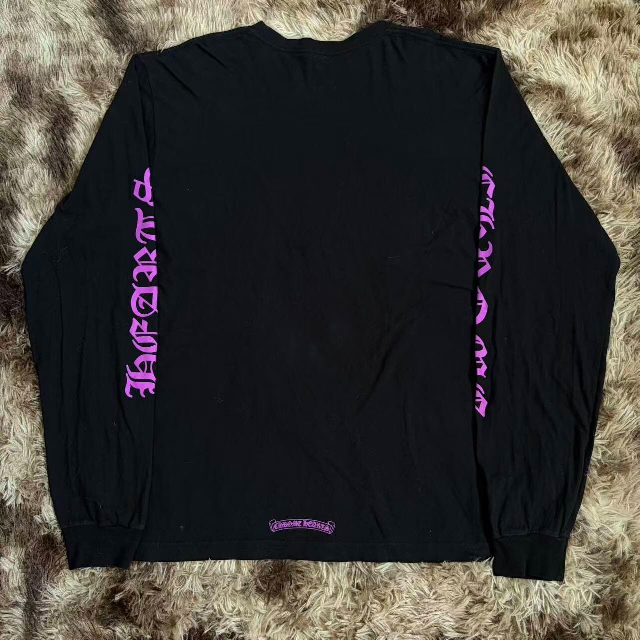 Chrome Hearts Gothic Collar Long-sleeve Tee — front