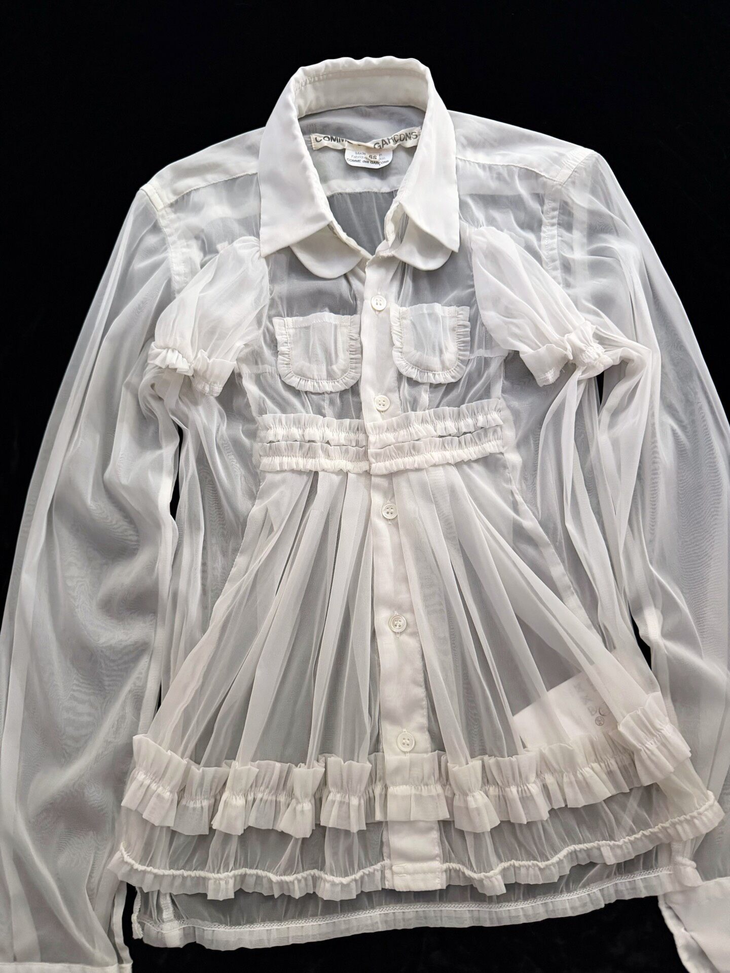 Comme des Garcons Sheer Blouse — front