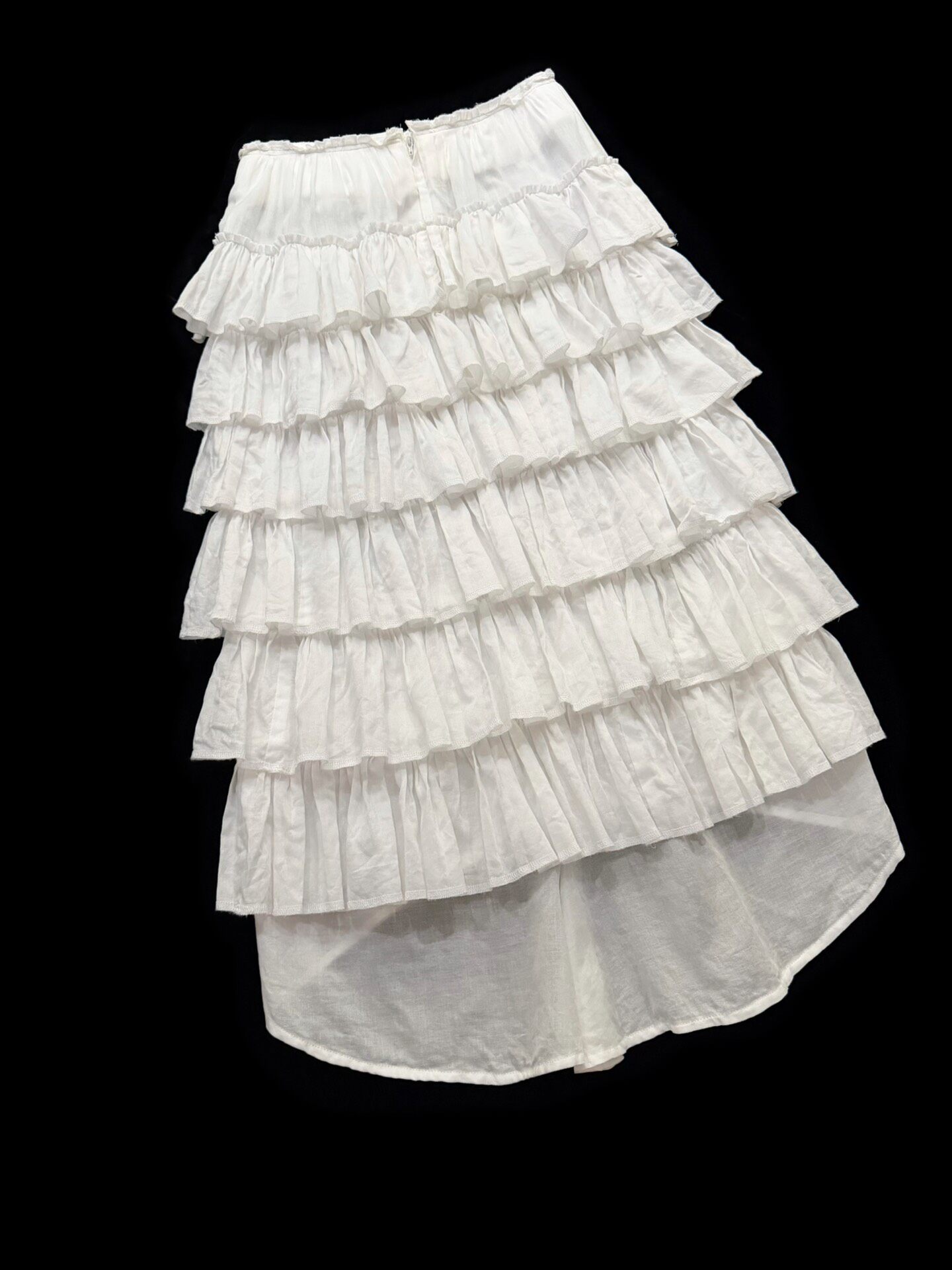 Comme des Garcons Tiered Cotton Cake Skirt — label