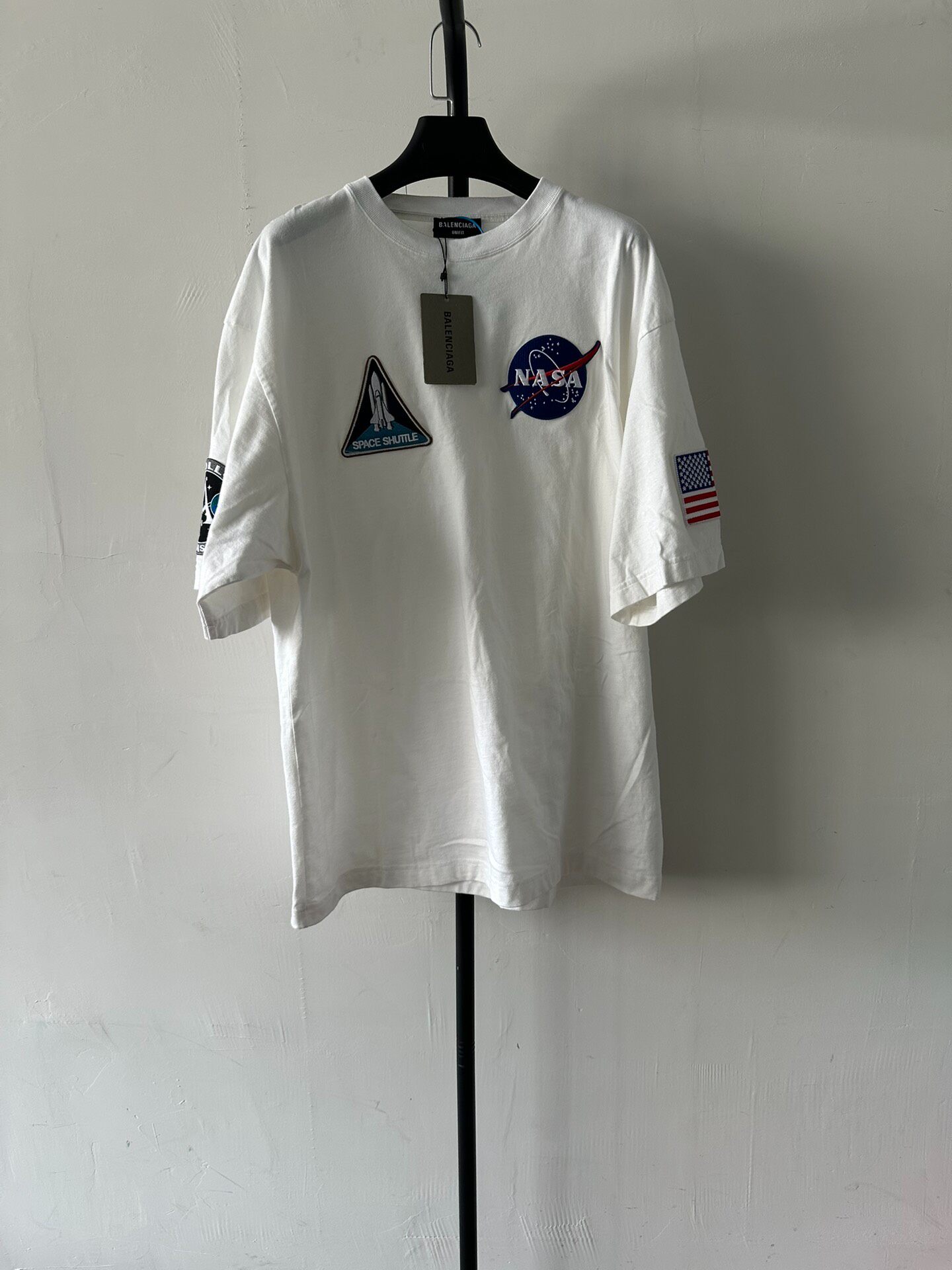 Balenciaga x NASA Men’s White T-Shirt