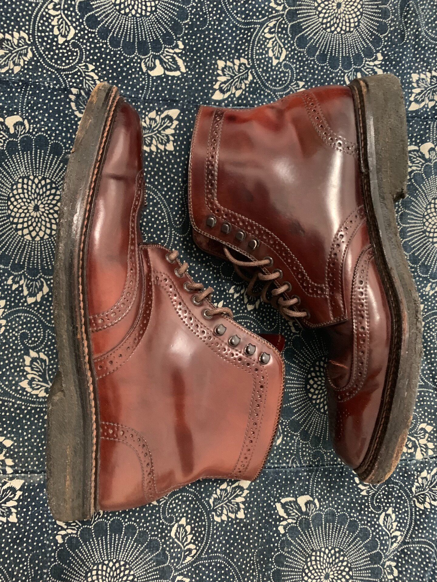 Alden Wingtip Burgundy Boot