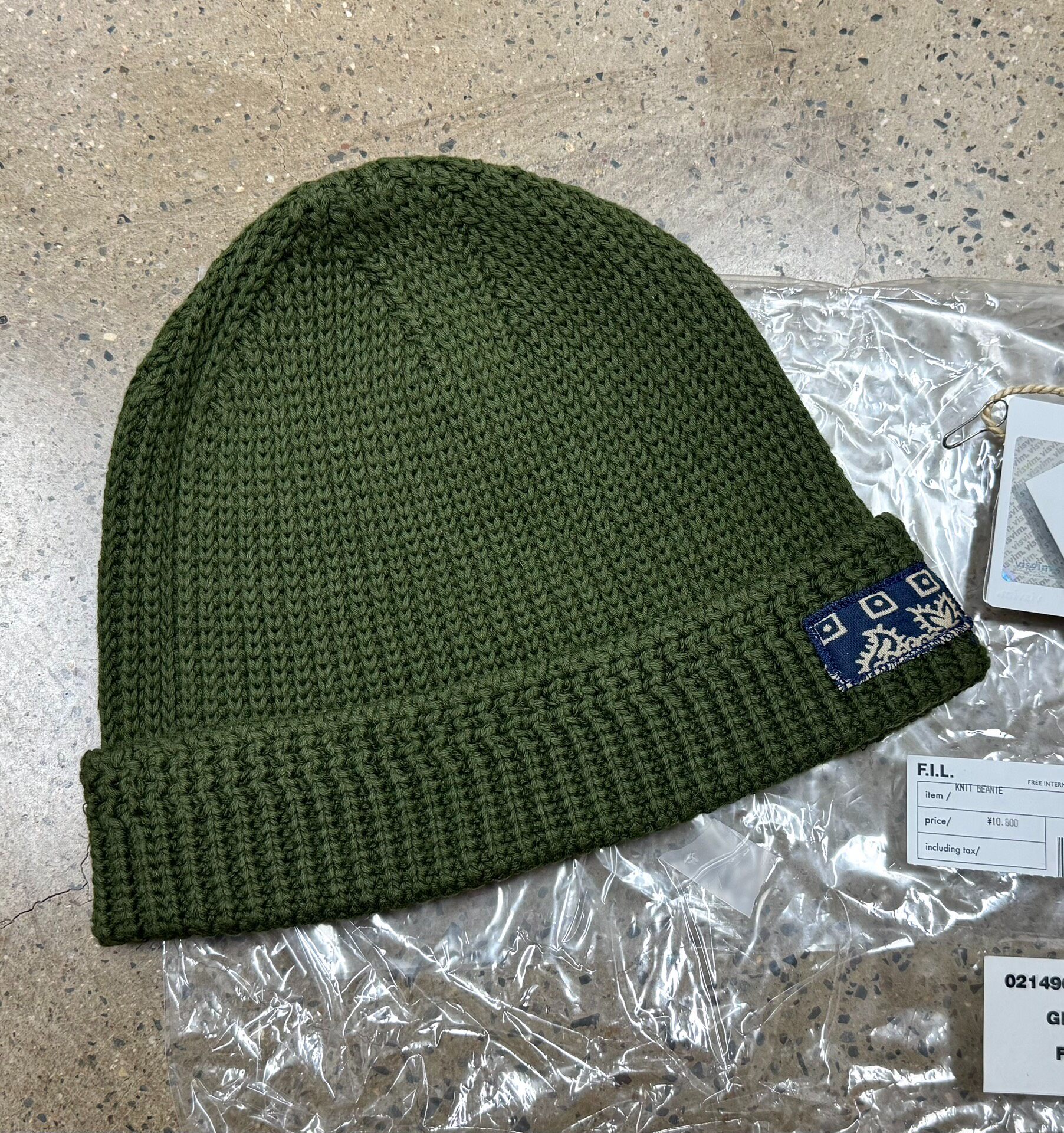 VISVIM ICT Green Knit Beanie