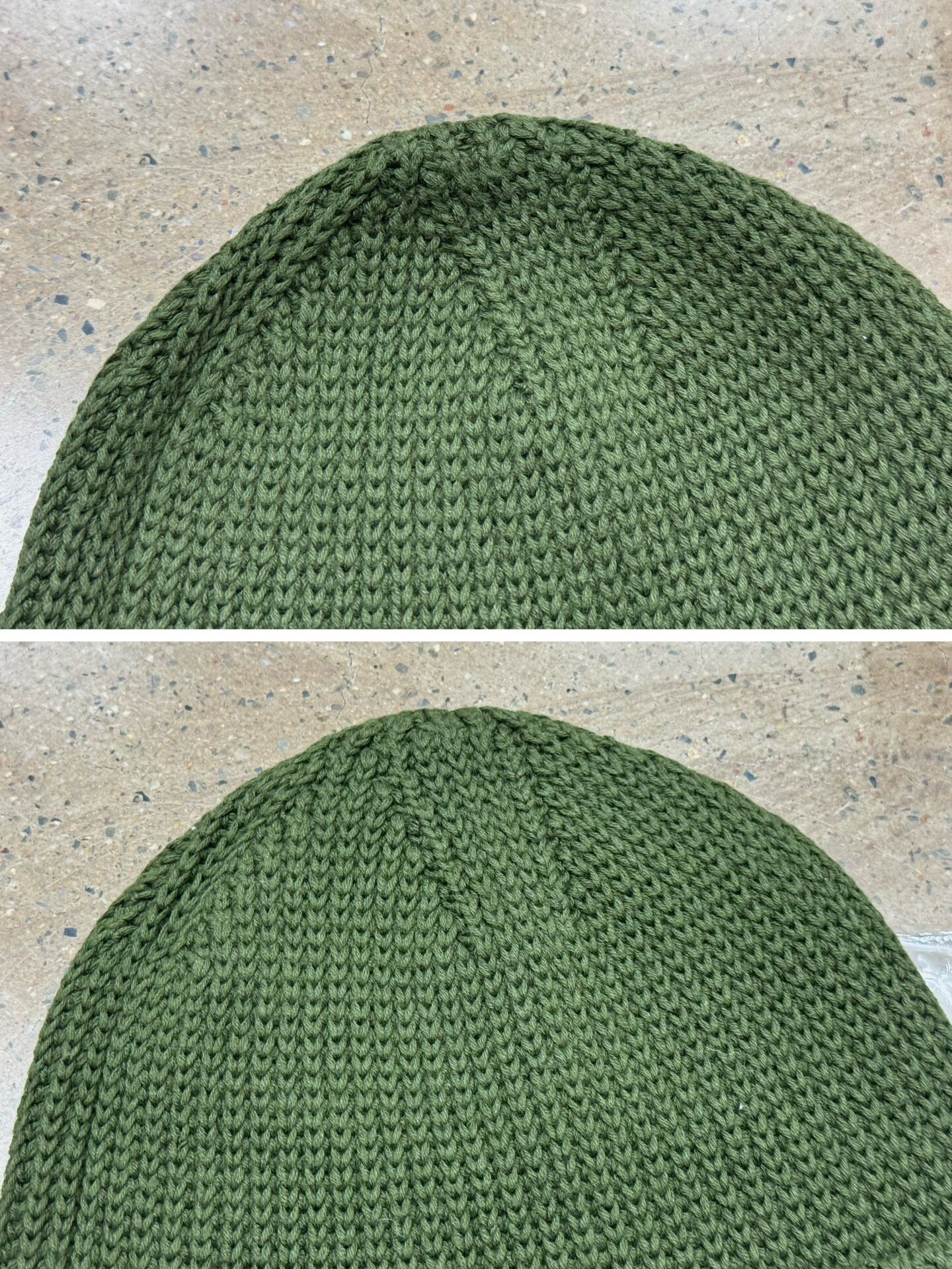 VISVIM ICT Green Knit Beanie — back