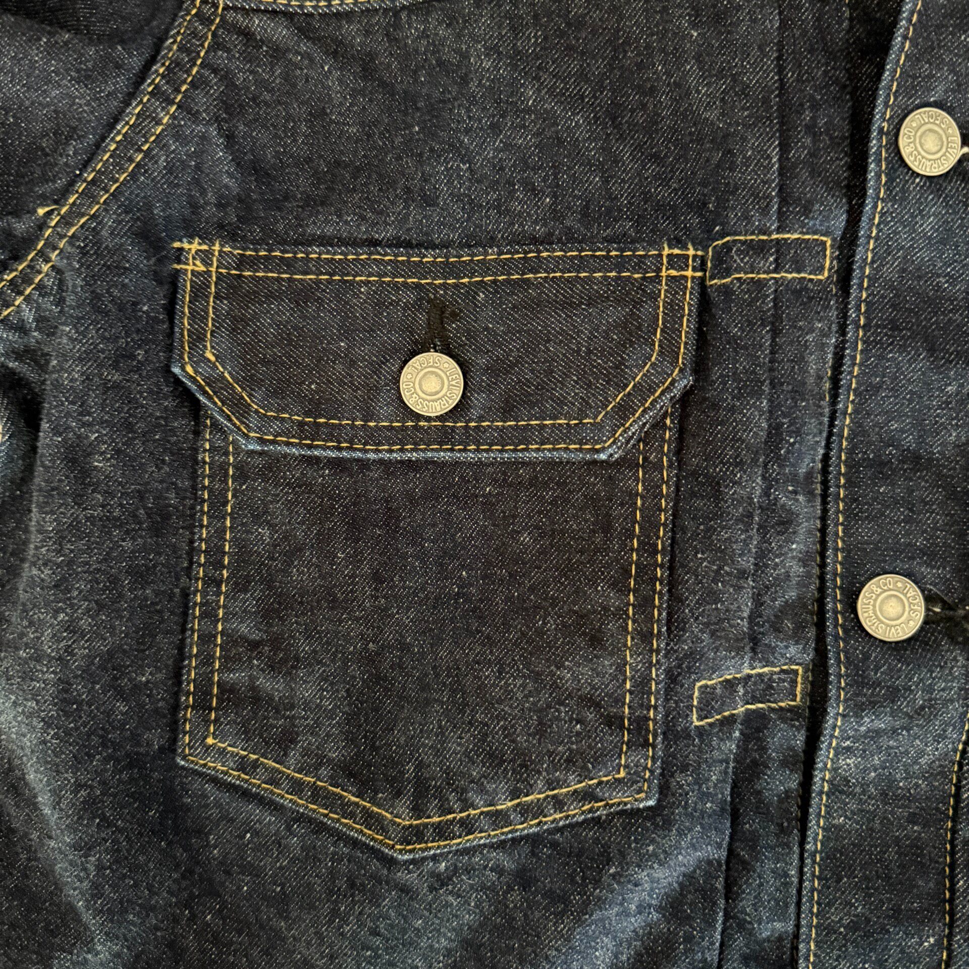 Levi's LVC 507 Denim Jacket — label