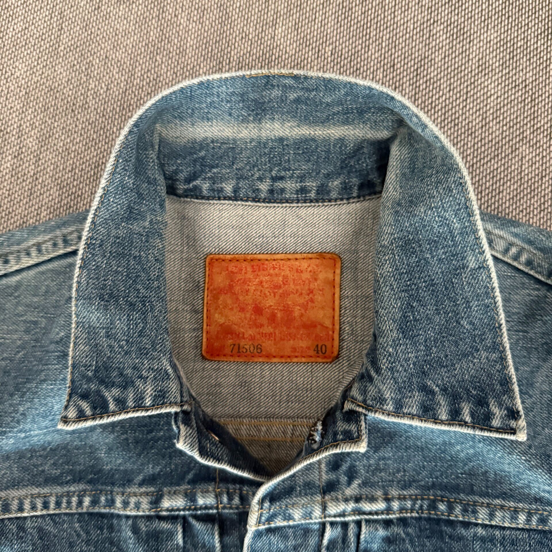 Levi's LVC Type 1 Denim Jacket — detail