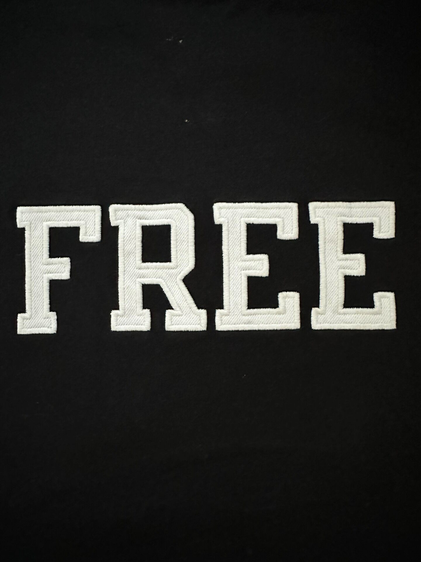 Balenciaga FREE Print Oversized Tee — detail