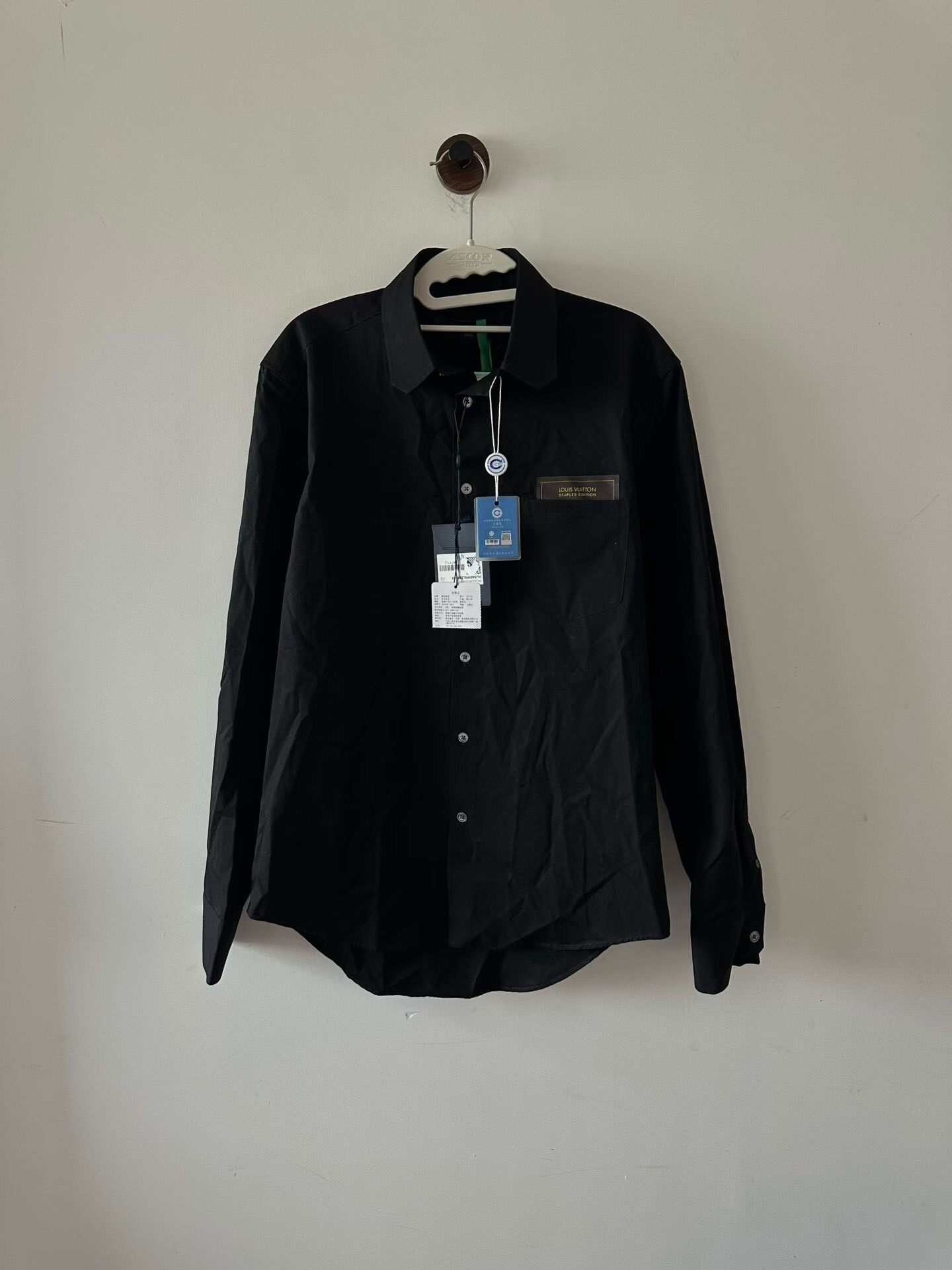 Louis Vuitton Black Long-Sleeve Shirt