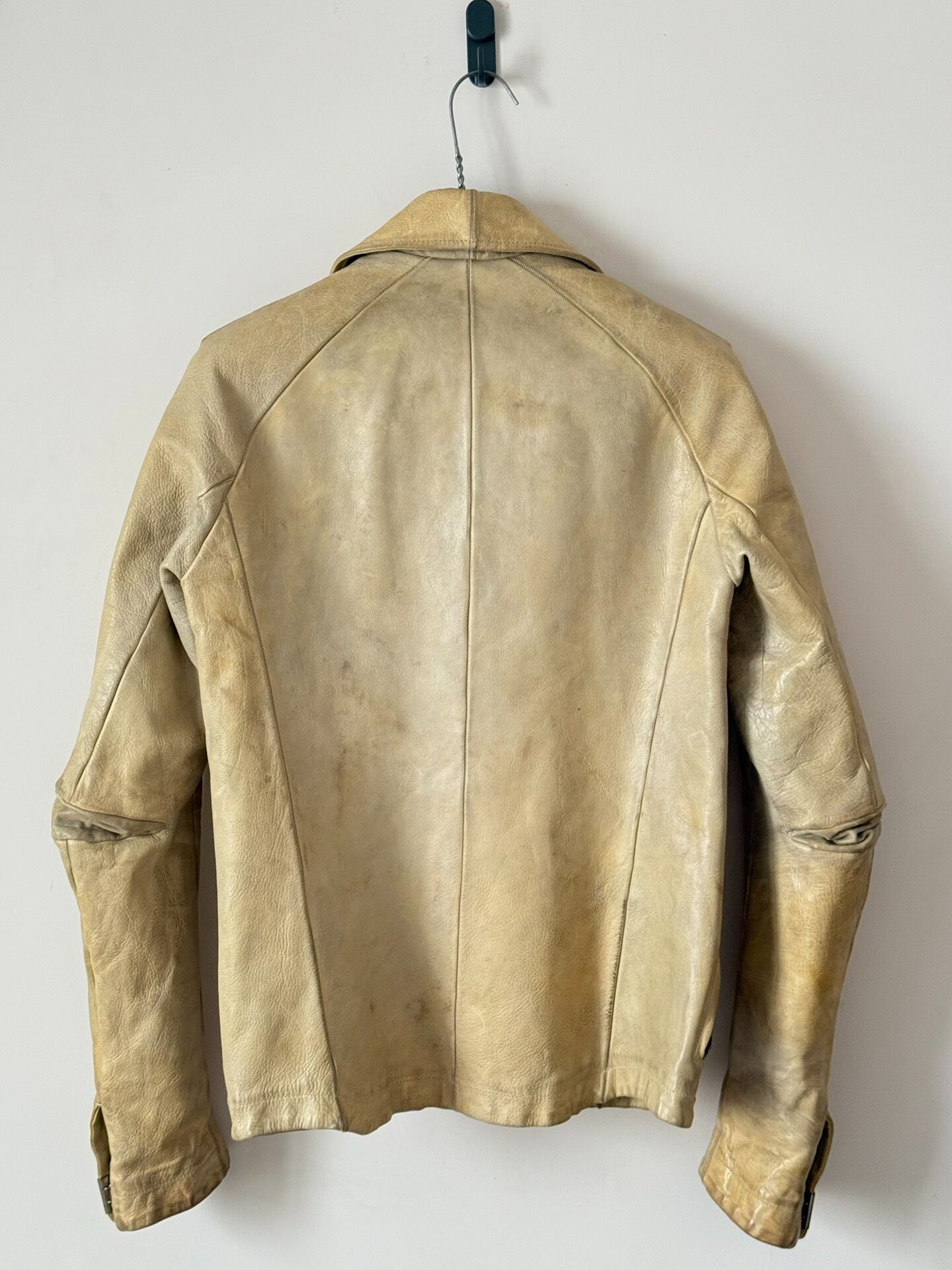 Carol Christian Poell Distressed Leather Jacket — front