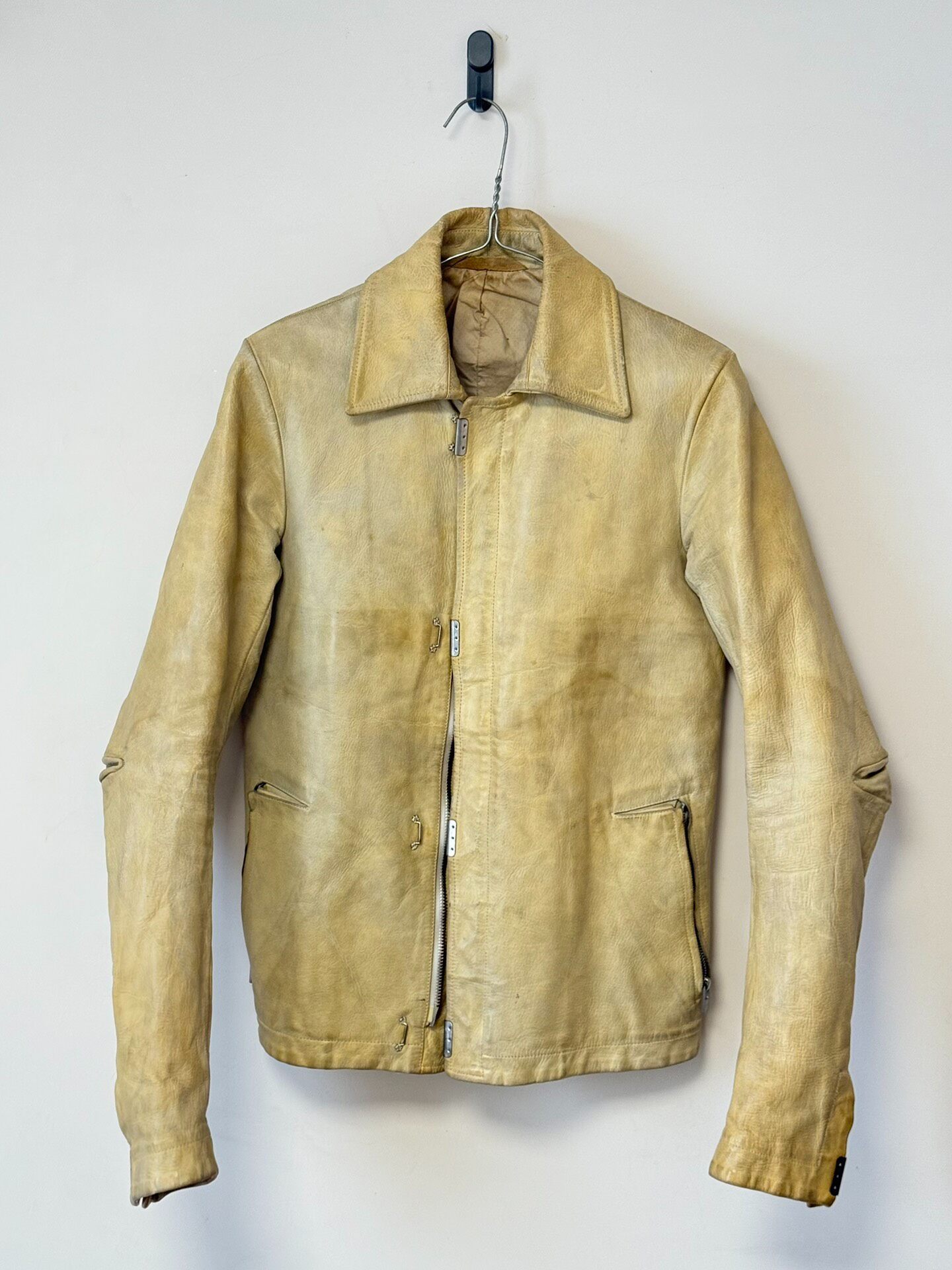 Carol Christian Poell Distressed Leather Jacket