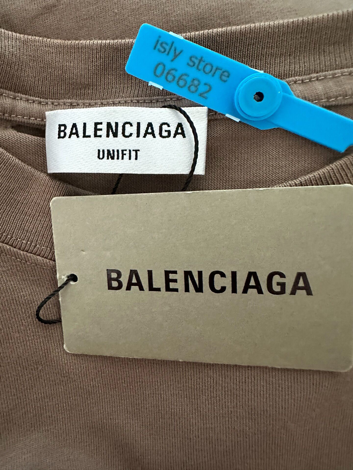 Balenciaga Women’s Logo Short Sleeve T-Shirt — label