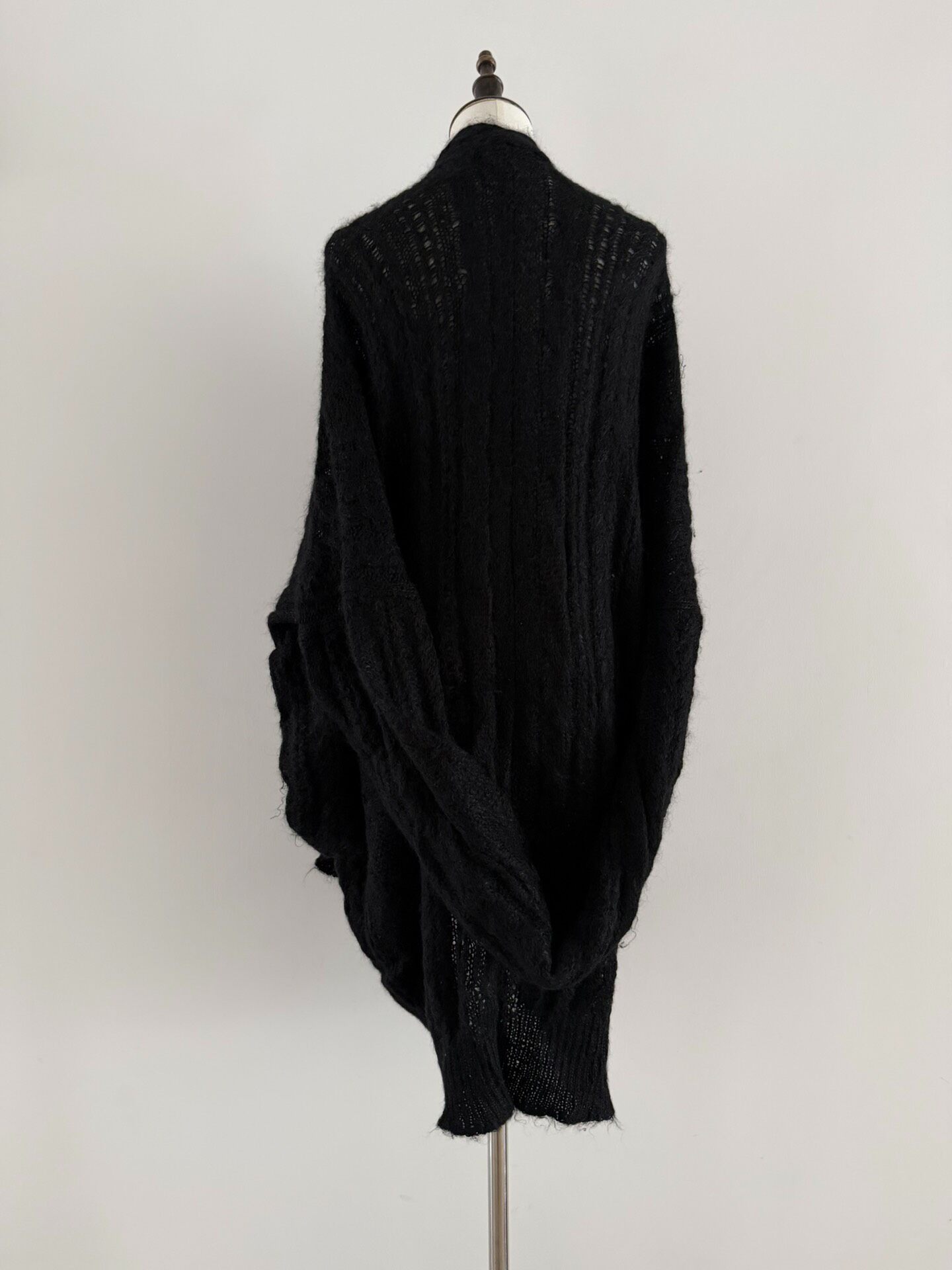Junya Watanabe 11AW Asymmetric Mohair Cardigan — label