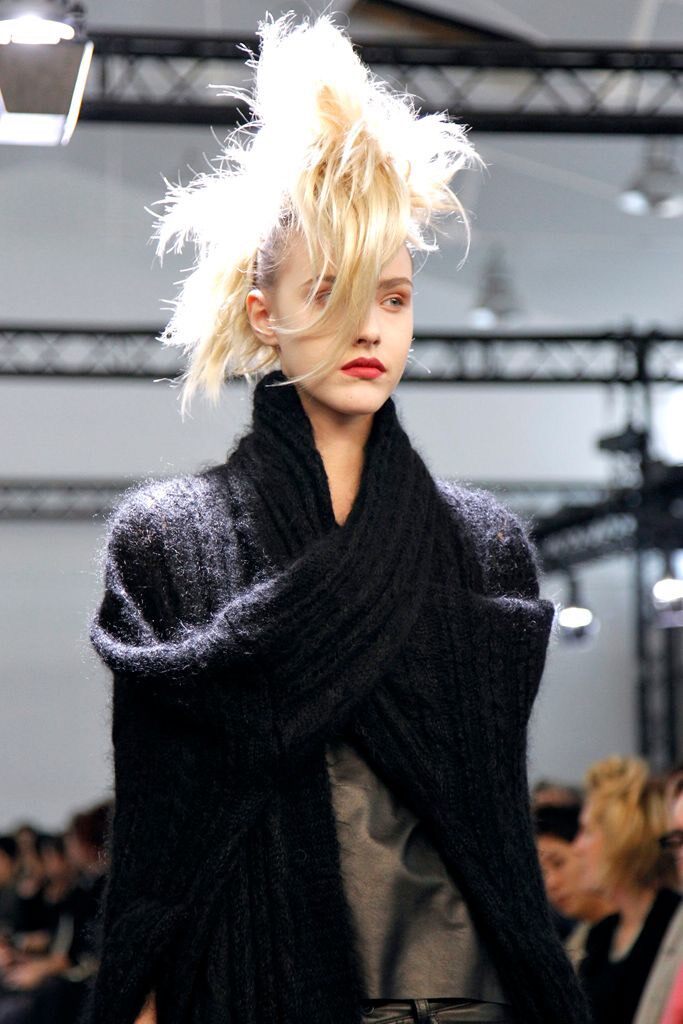 Junya Watanabe 11AW Asymmetric Mohair Cardigan