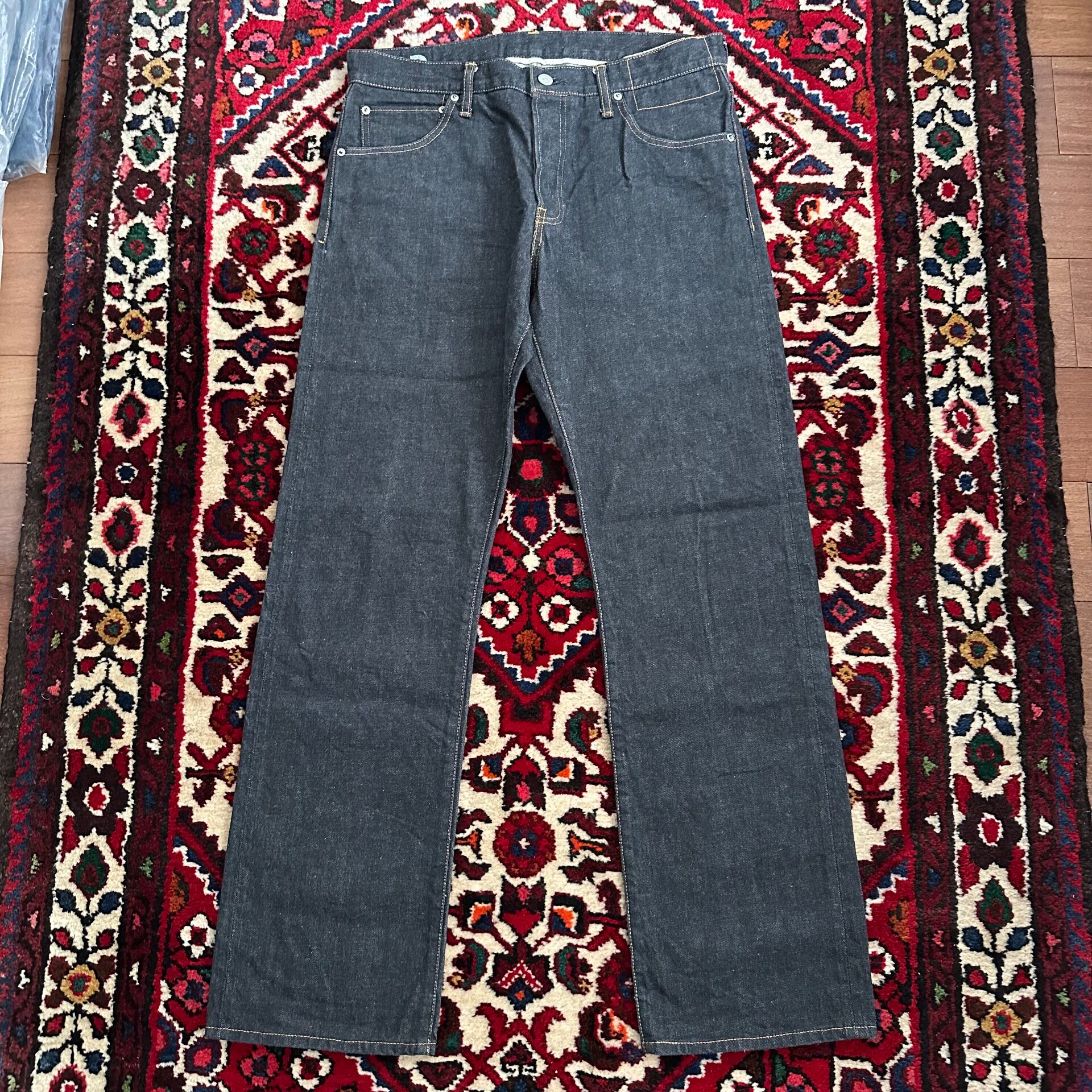 Visvim 24SS Black Raw Denim Jeans