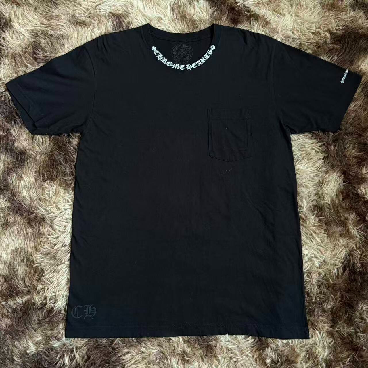 Chrome Hearts Black Short Sleeve T-shirt