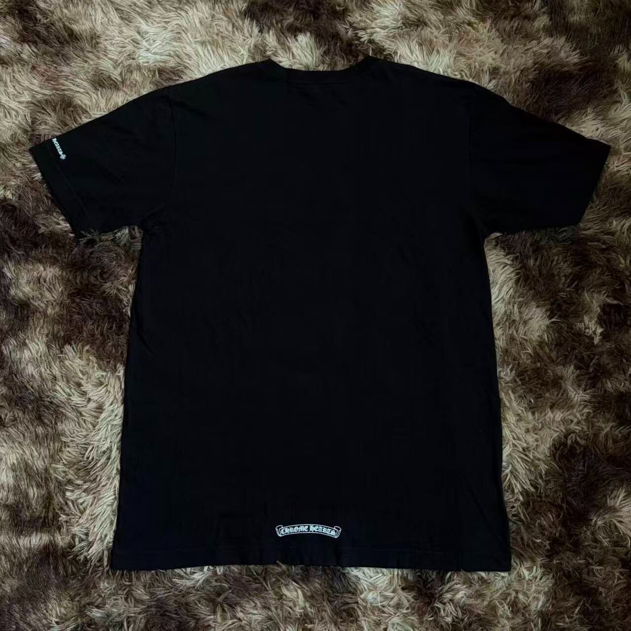 Chrome Hearts Black Short Sleeve T-shirt — front