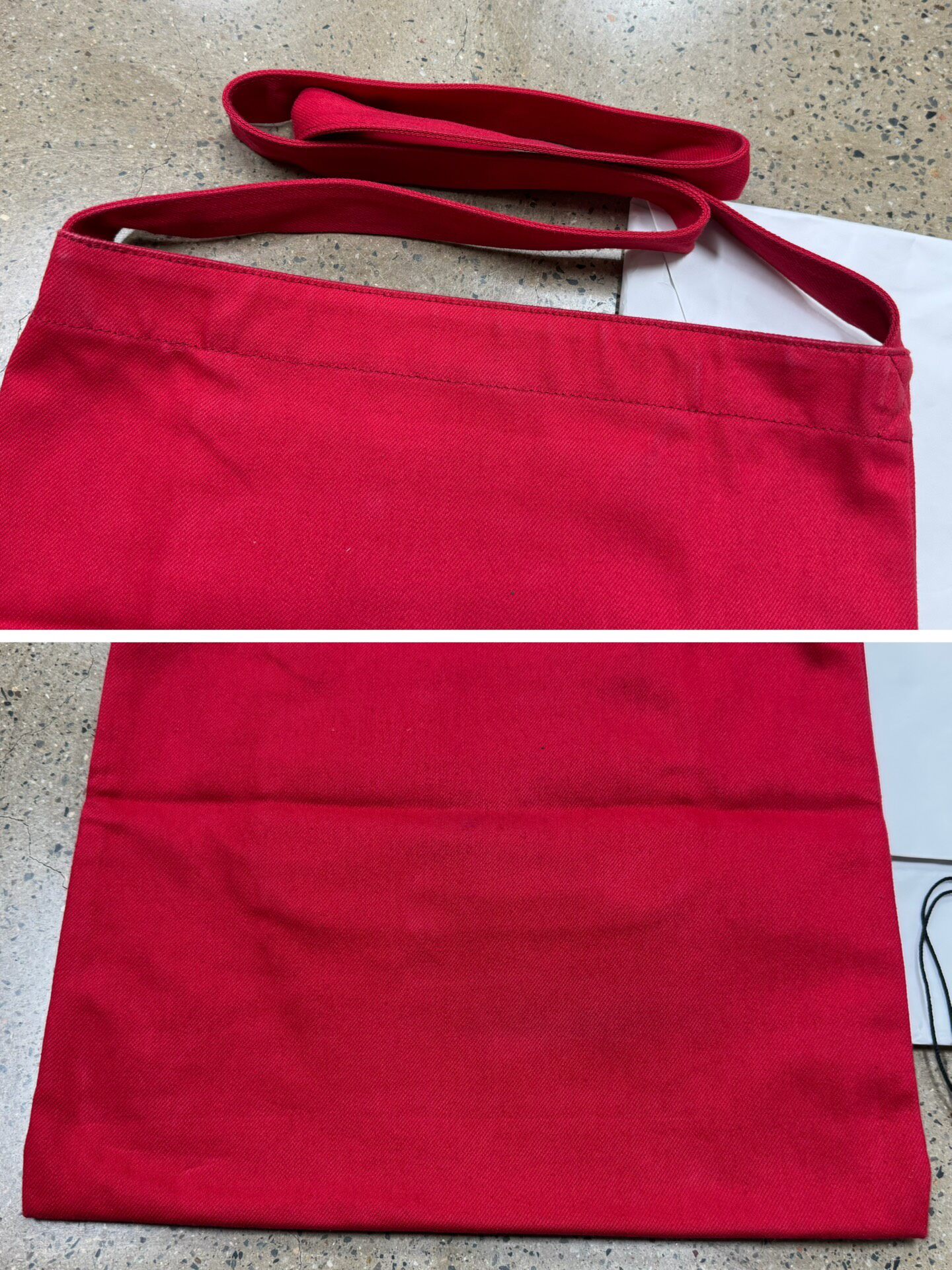 Visvim Musette Bag Hand-drawn Lightning — back